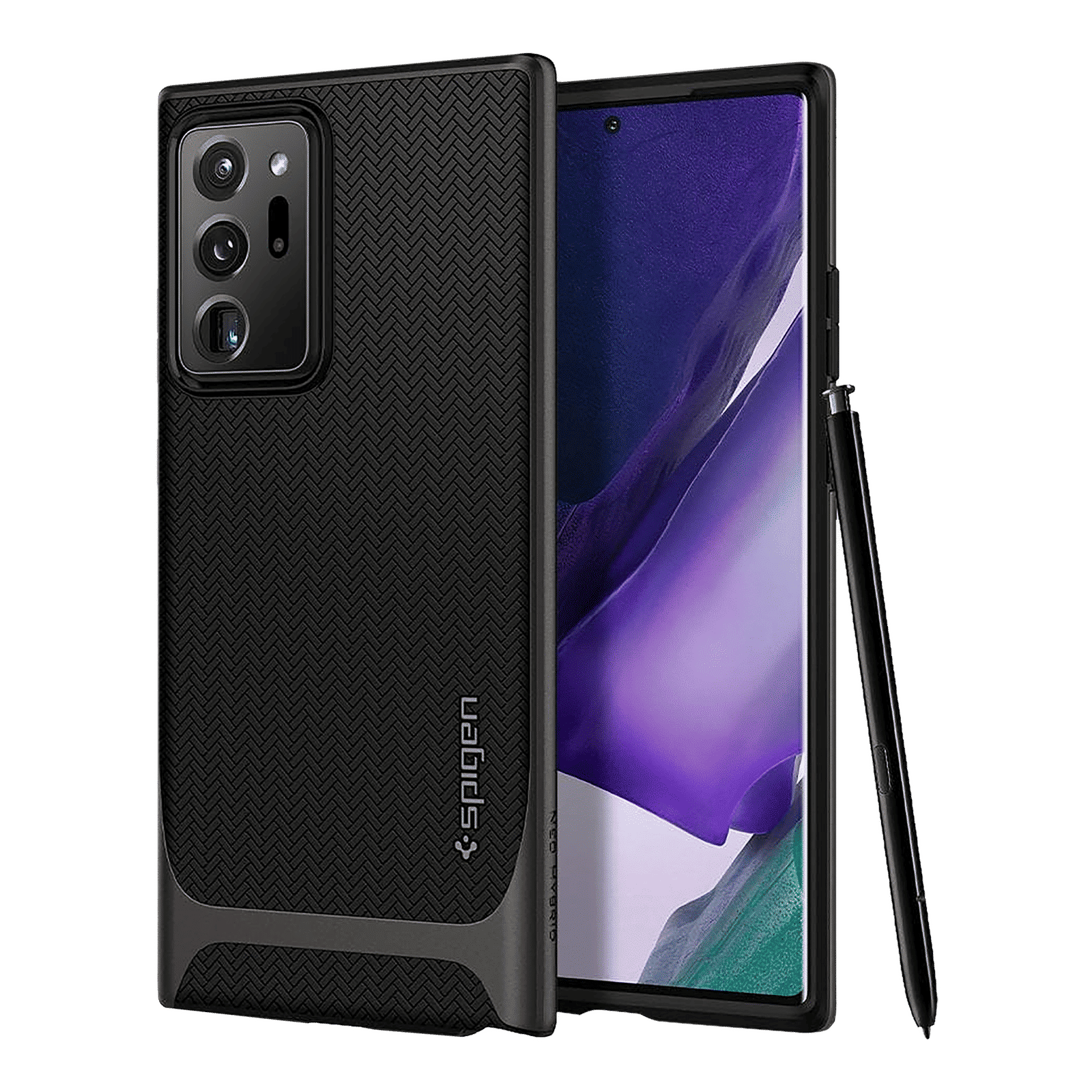 spigen Neo Hybrid TPU & Polycarbonate Back Cover for SAMSUNG Galaxy Note 20 Ultra (Air Cushion Technology, Gunmetal)_1