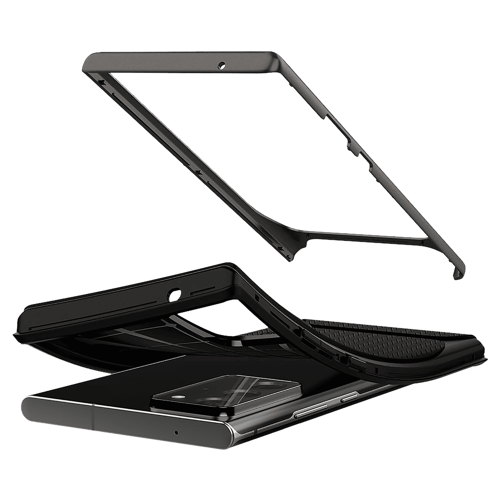 spigen Neo Hybrid TPU & Polycarbonate Back Cover for SAMSUNG Galaxy Note 20 Ultra (Air Cushion Technology, Gunmetal)_17