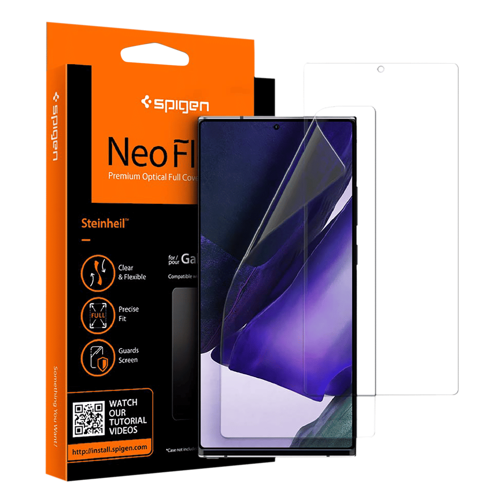 spigen Neo Flex Screen Protector for SAMSUNG Galaxy Note 20 Ultra 5G (Self Healing Technology)_1