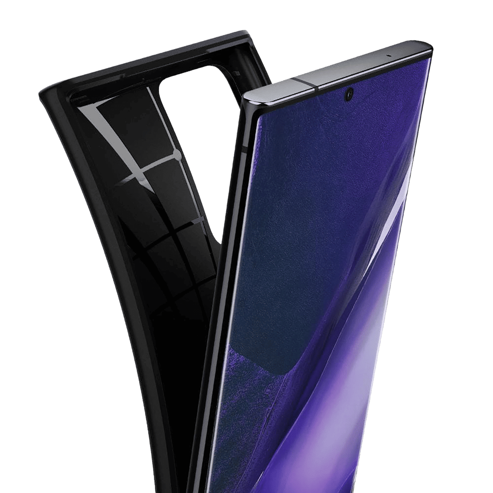 spigen Core Armor Polycarbonate Back Cover for SAMSUNG Galaxy Note 20 Ultra (Wireless Charging Compatible, Matte Black)_11