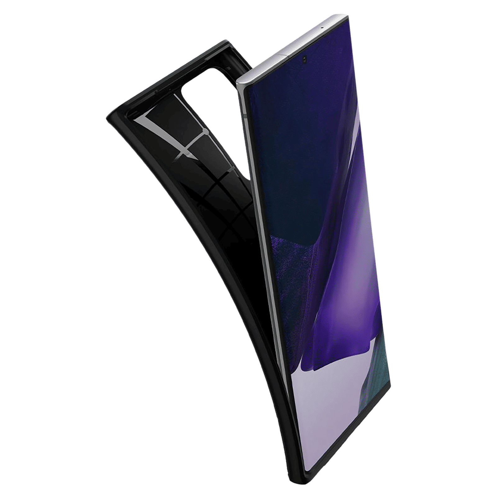 spigen Core Armor Polycarbonate Back Cover for SAMSUNG Galaxy Note 20 Ultra (Wireless Charging Compatible, Matte Black)_8