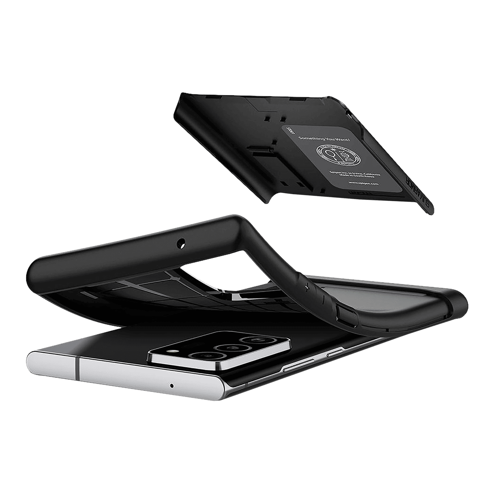 spigen Slim Armor Hard TPU & Polycarbonate Back Cover for SAMSUNG Galaxy Note 20 Ultra (Wireless Charging Compatible, Black)_11