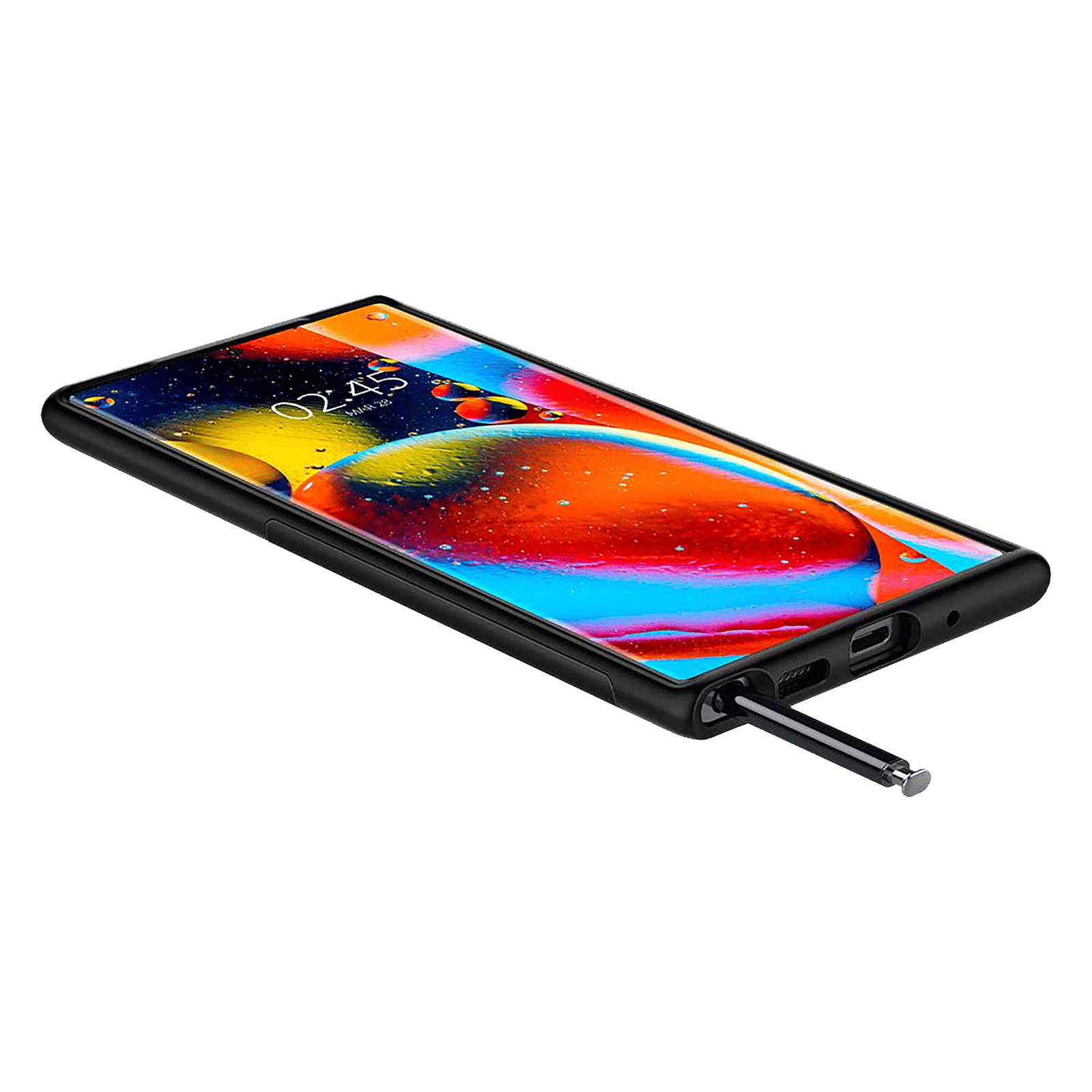 spigen Slim Armor Hard TPU & Polycarbonate Back Cover for SAMSUNG Galaxy Note 20 Ultra (Wireless Charging Compatible, Black)_10