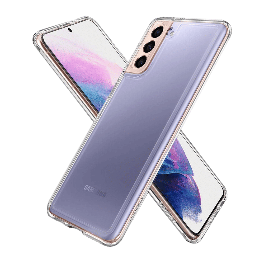 spigen Thin Fit Polycarbonate & TPU Back Cover for SAMSUNG Galaxy S21 (Air Cushion Technology, Crystal Clear)_18