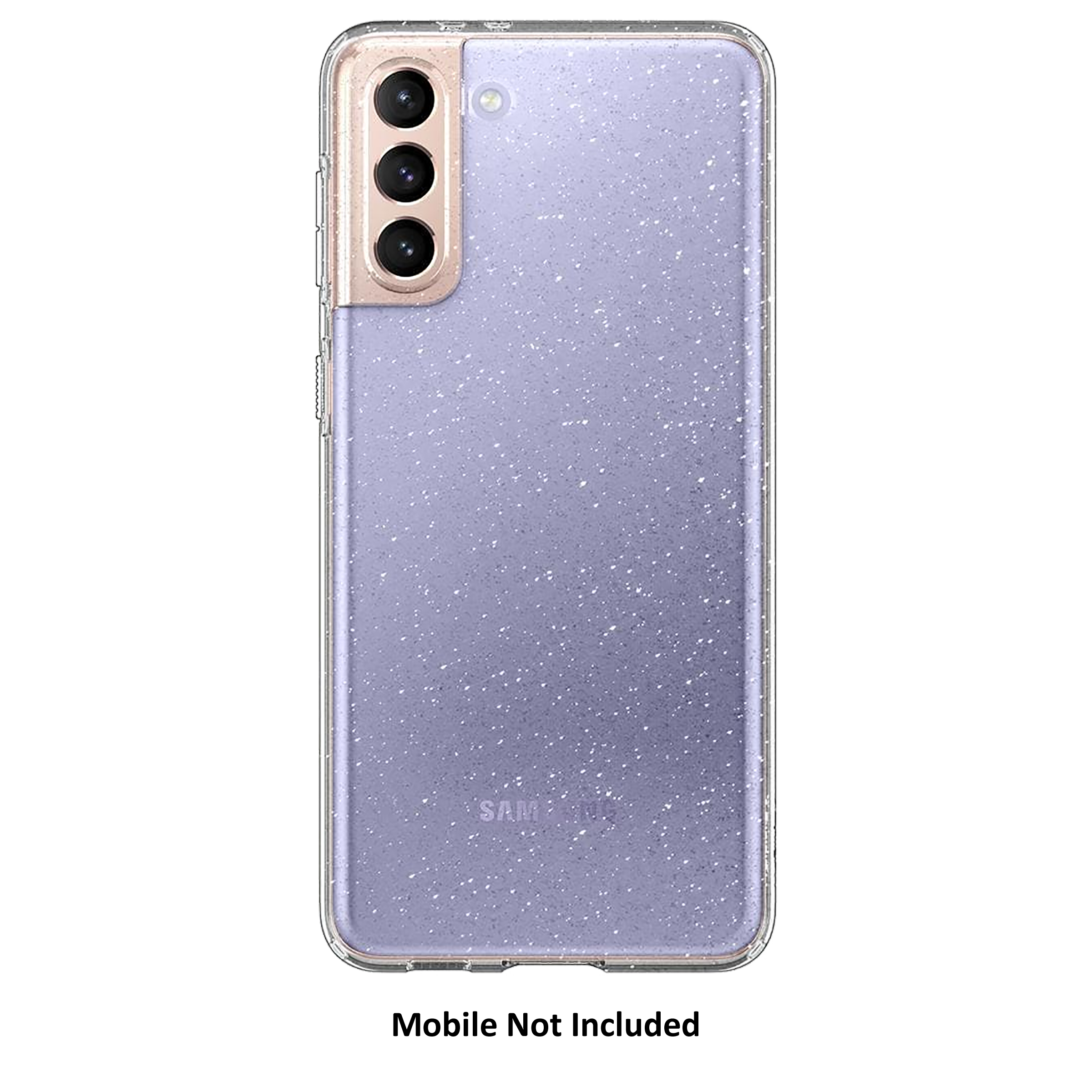 spigen Liquid Crystal Glitter TPU Back Cover for SAMSUNG Galaxy S21 (Wireless Charging Compatible, Crystal Quartz)_3