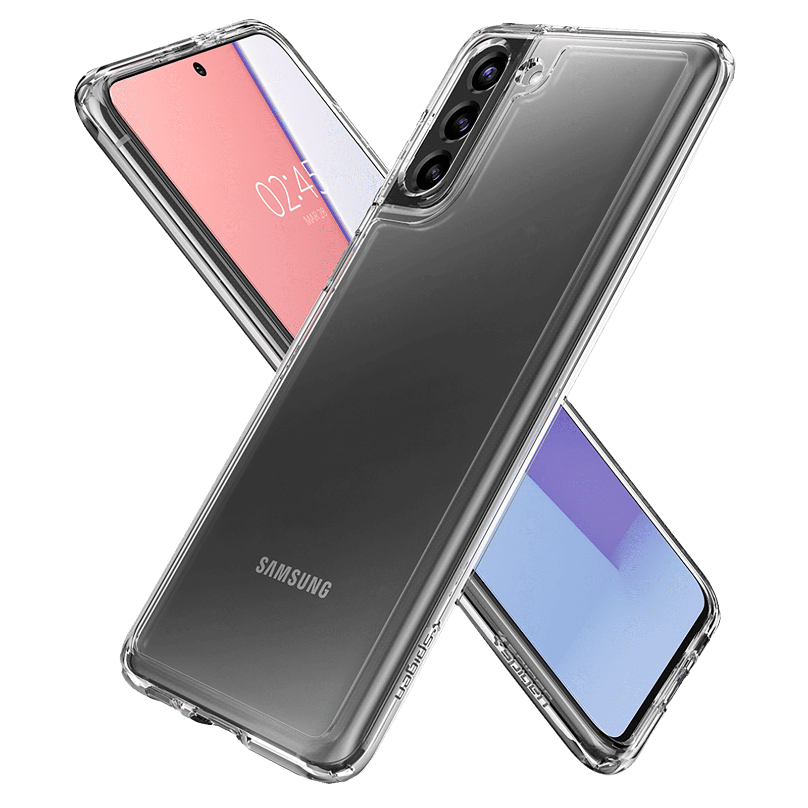 spigen Crystal Hybrid Polycarbonate and TPU Back Cover for Samsung Galaxy S21 and S21 5G (Air Cushion Technology, Clear) spigen Crystal Hybrid Polycarbonate and TPU Back Cover for Samsung Galaxy S21 and S21 5G (Air Cushion Technology, Clear)_8