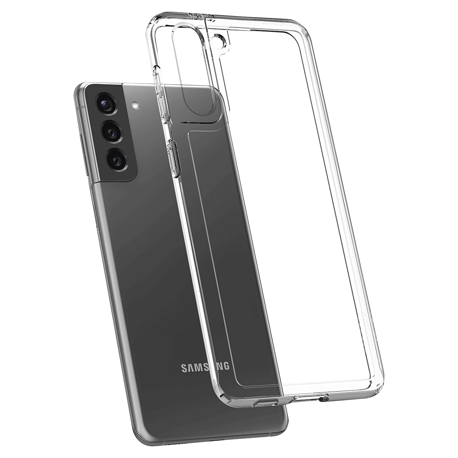 spigen Crystal Hybrid Polycarbonate and TPU Back Cover for Samsung Galaxy S21 and S21 5G (Air Cushion Technology, Clear) spigen Crystal Hybrid Polycarbonate and TPU Back Cover for Samsung Galaxy S21 and S21 5G (Air Cushion Technology, Clear)_9