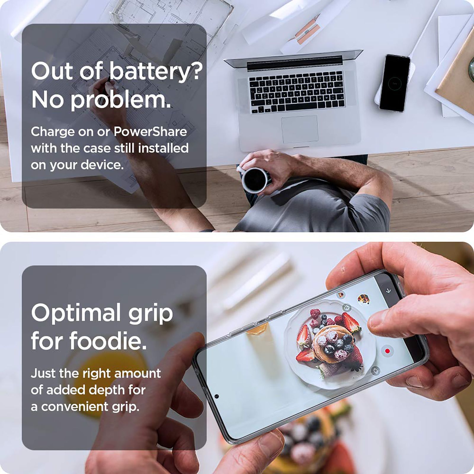 spigen Crystal Flex TPU Back Cover for Samsung Galaxy S21 (Slim Protection, Clear)_11