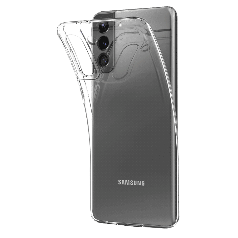spigen Crystal Flex TPU Back Cover for Samsung Galaxy S21 (Slim Protection, Clear)_17