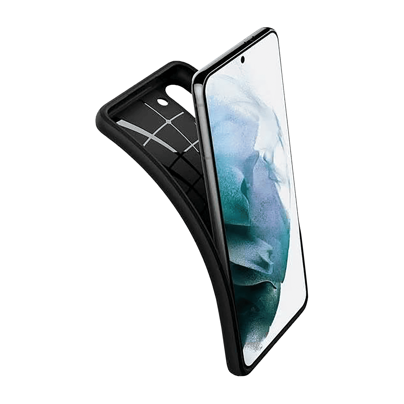 spigen Core Armor TPU Back Cover for SAMSUNG Galaxy S21, S21 5G (Wireless Charging Compatible, Black)_6