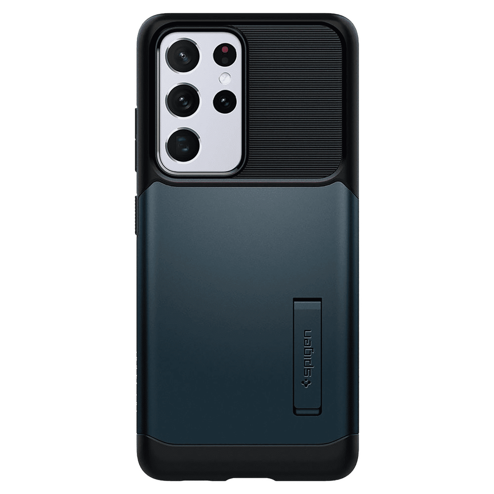 spigen Slim Armor TPU & Polycarbonate Back Cover for SAMSUNG Galaxy S21 Ultra (Wireless Charging Compatible, Metal Slate)_3