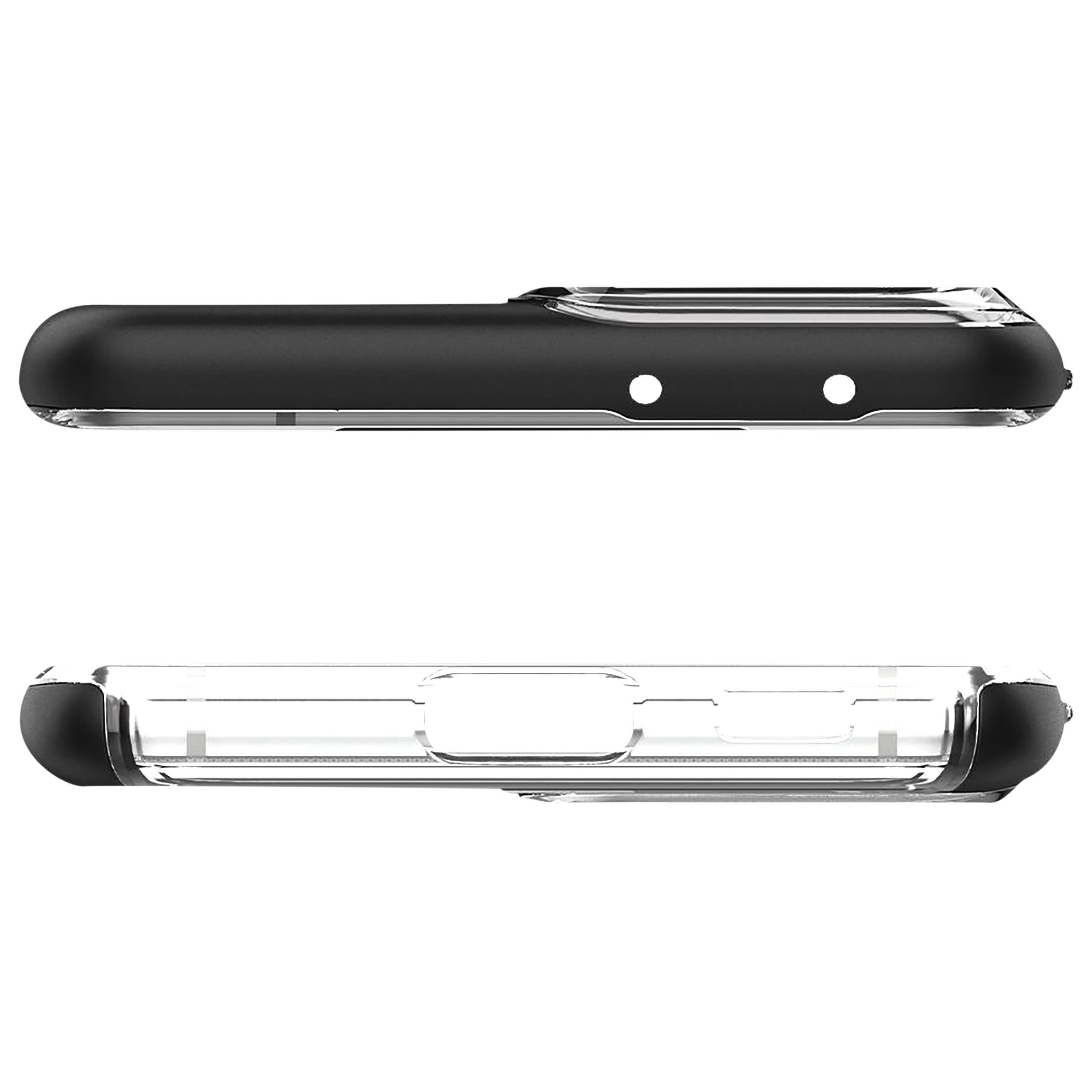 spigen Neo Hybrid Crystal TPU & Polycarbonate Back Cover for SAMSUNG Galaxy S21 Ultra (Wireless Charging Compatible, Black)_12