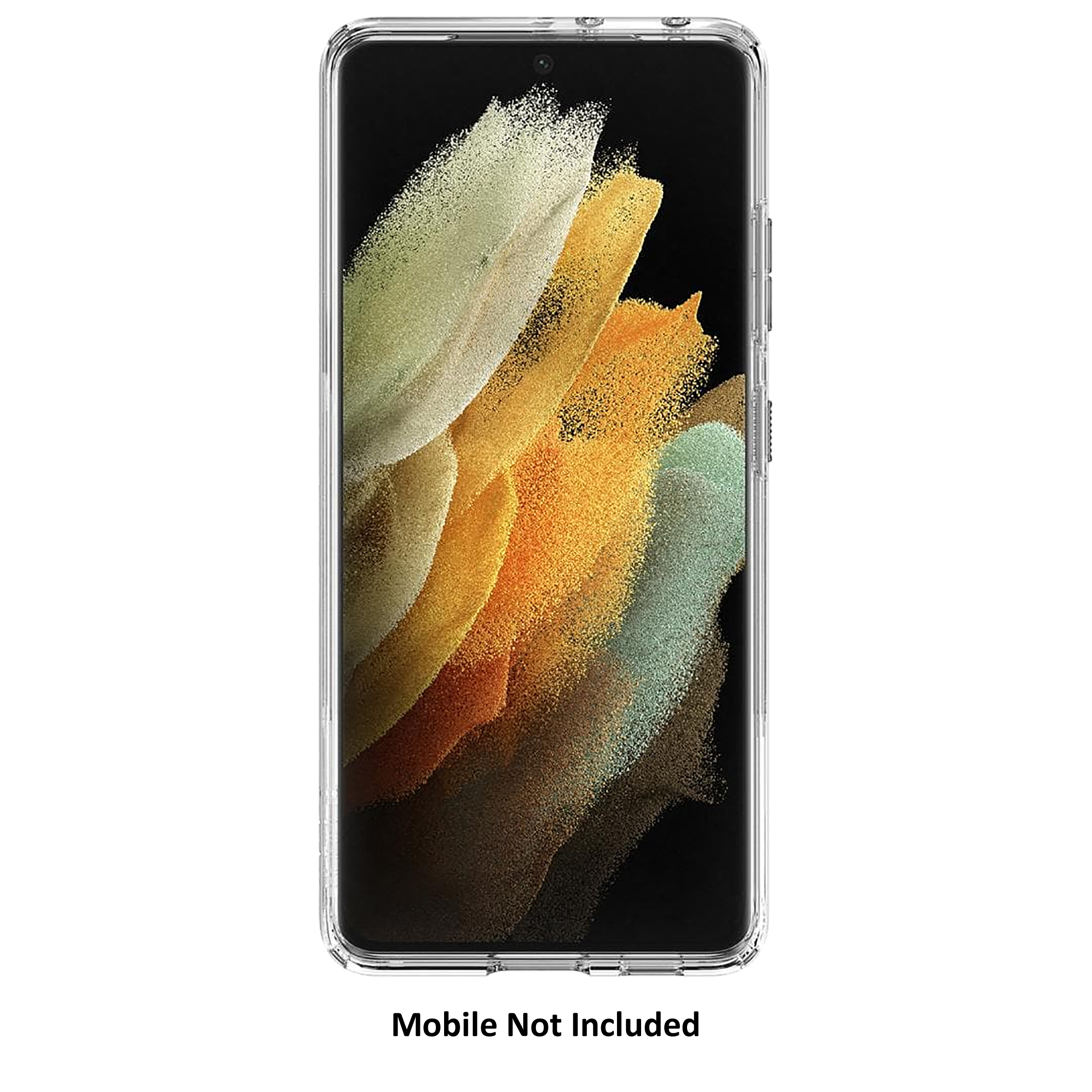 spigen Crystal Slot TPU Back Cover for SAMSUNG Galaxy S21 Ultra (Air Cushion Technology, Crystal Clear)_11