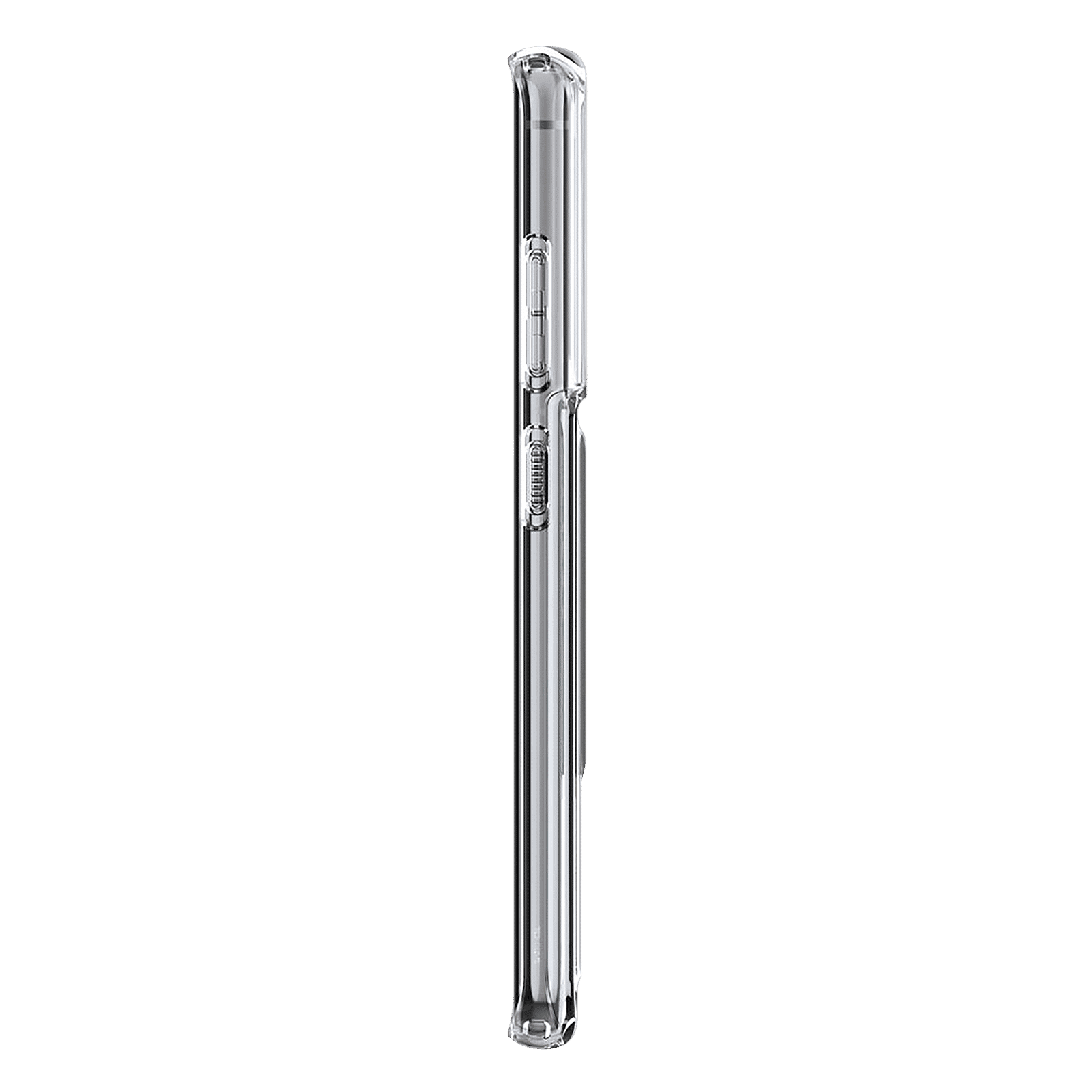 spigen Crystal Slot TPU Back Cover for SAMSUNG Galaxy S21 Ultra (Air Cushion Technology, Crystal Clear)_4