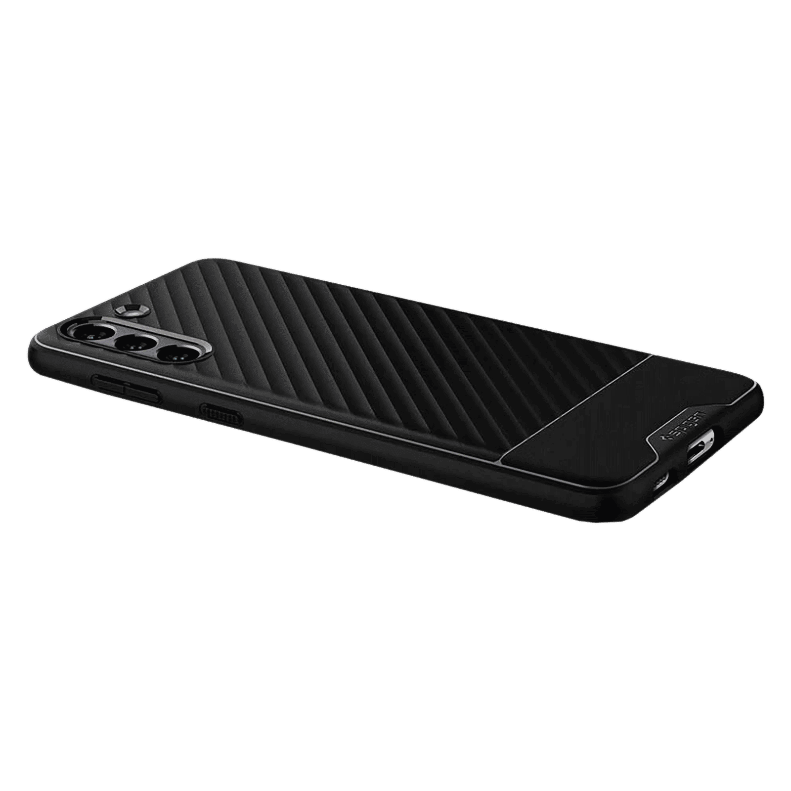 spigen Core Armor Thermoplastic Polyurethane Back Cover for Samsung Galaxy S21 Plus (Air Cushion Technology, Black)_9