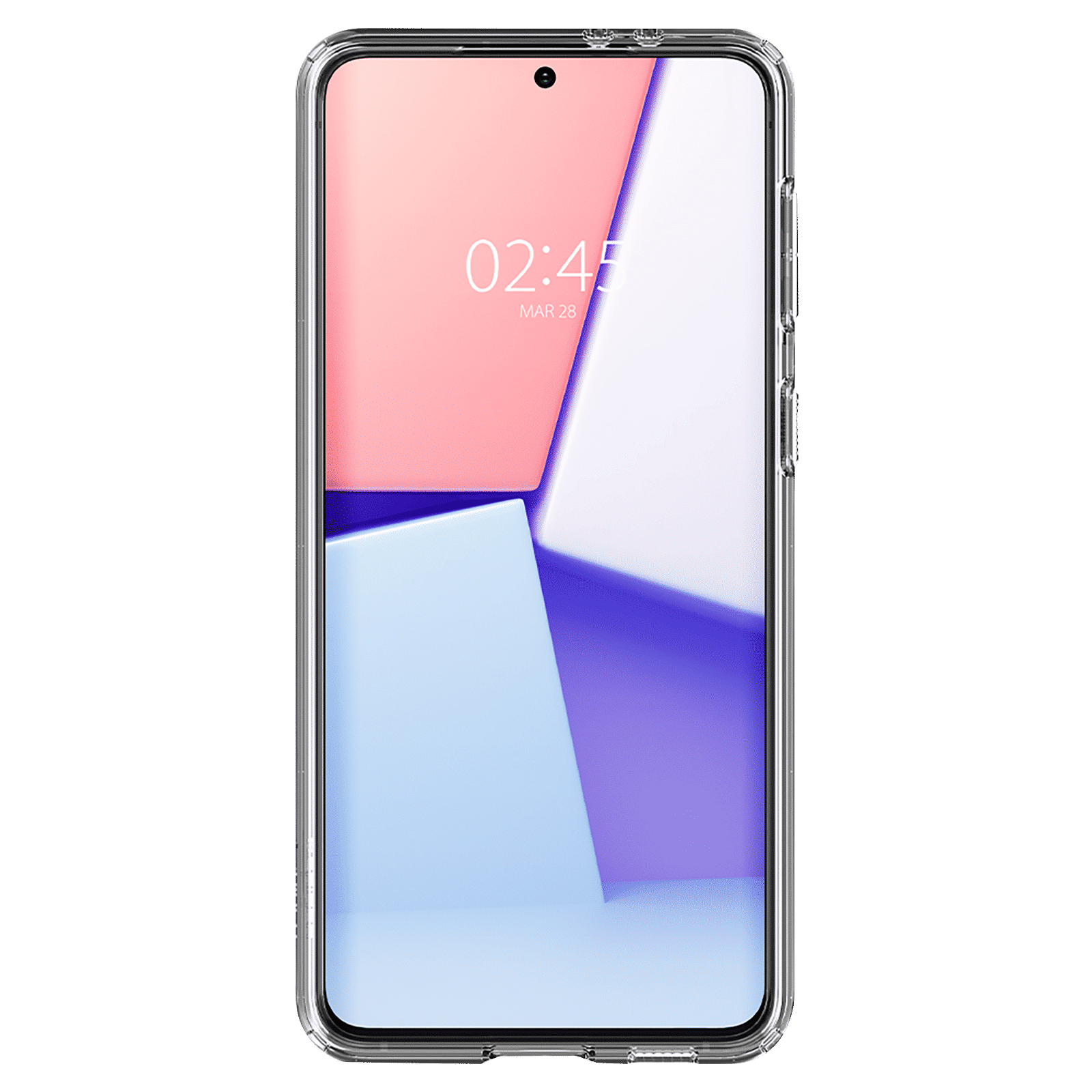 spigen Crystal Hybrid Polycarbonate and TPU Back Cover for Samsung Galaxy S21 Plus 5G (Air Cushion Technology, Clear)_11