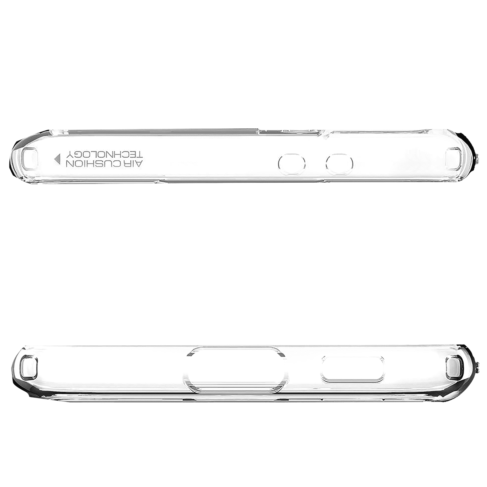 spigen Crystal Hybrid Polycarbonate and TPU Back Cover for Samsung Galaxy S21 Plus 5G (Air Cushion Technology, Clear)_7