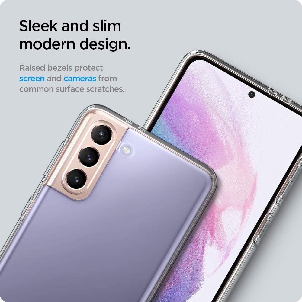 spigen Crystal Flex TPU Back Cover for Samsung Galaxy S21 Plus (Camera Protection, Crystal Clear)_12