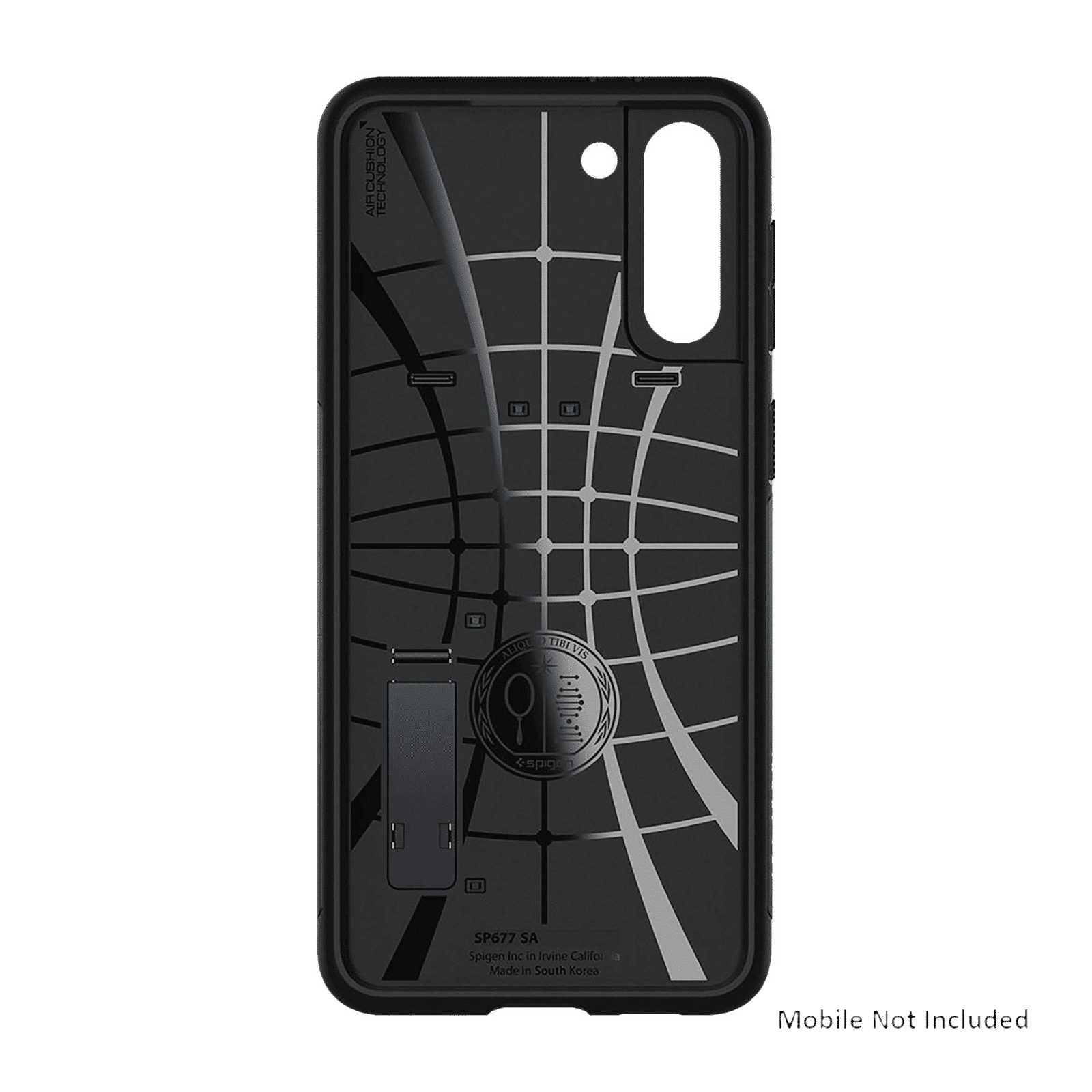 spigen Slim Armor TPU & Polycarbonate Back Case with Stand for SAMSUNG Galaxy S21 Plus (Wireless Charging Compatible, Metal Slate)_4