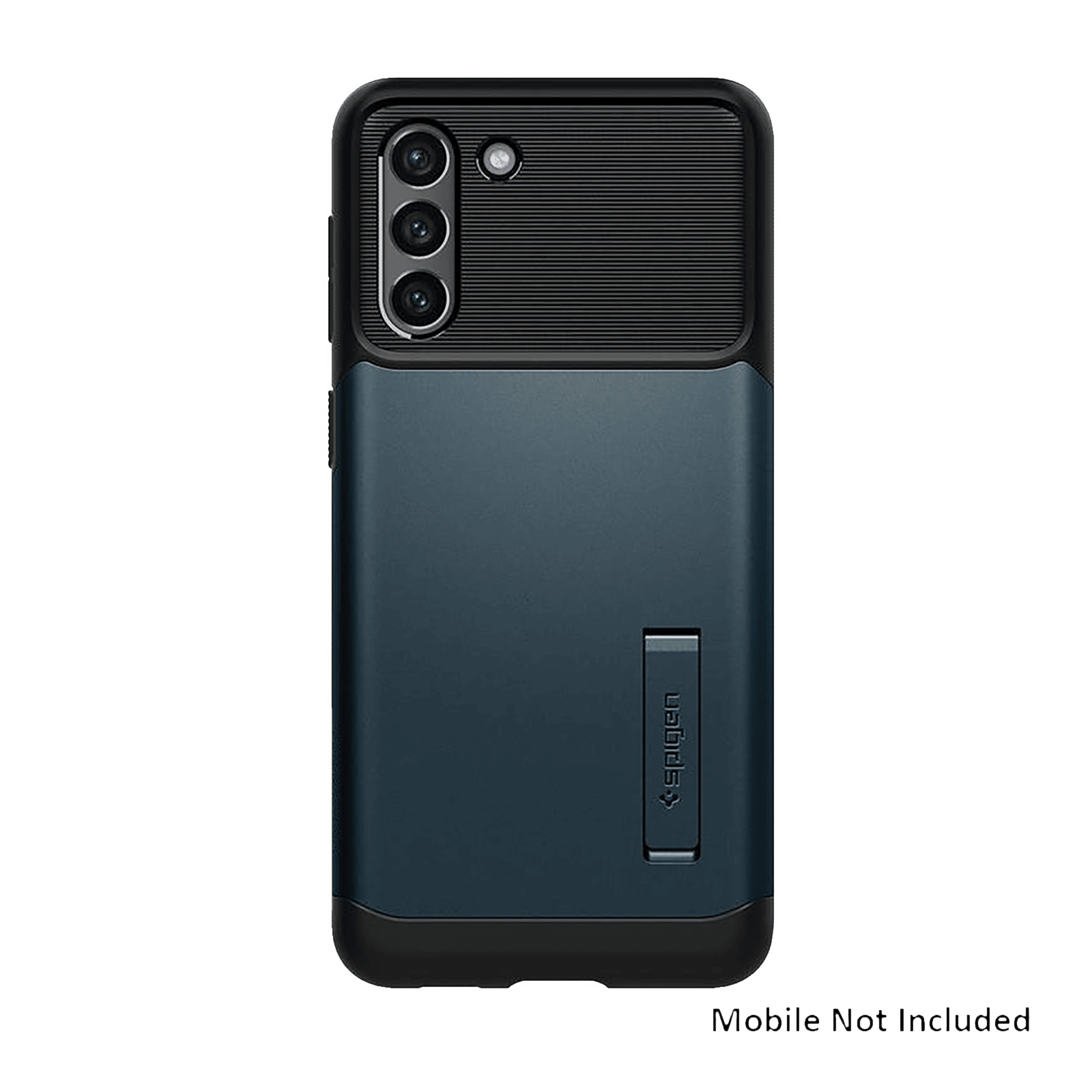 spigen Slim Armor TPU & Polycarbonate Back Case with Stand for SAMSUNG Galaxy S21 Plus (Wireless Charging Compatible, Metal Slate)_8