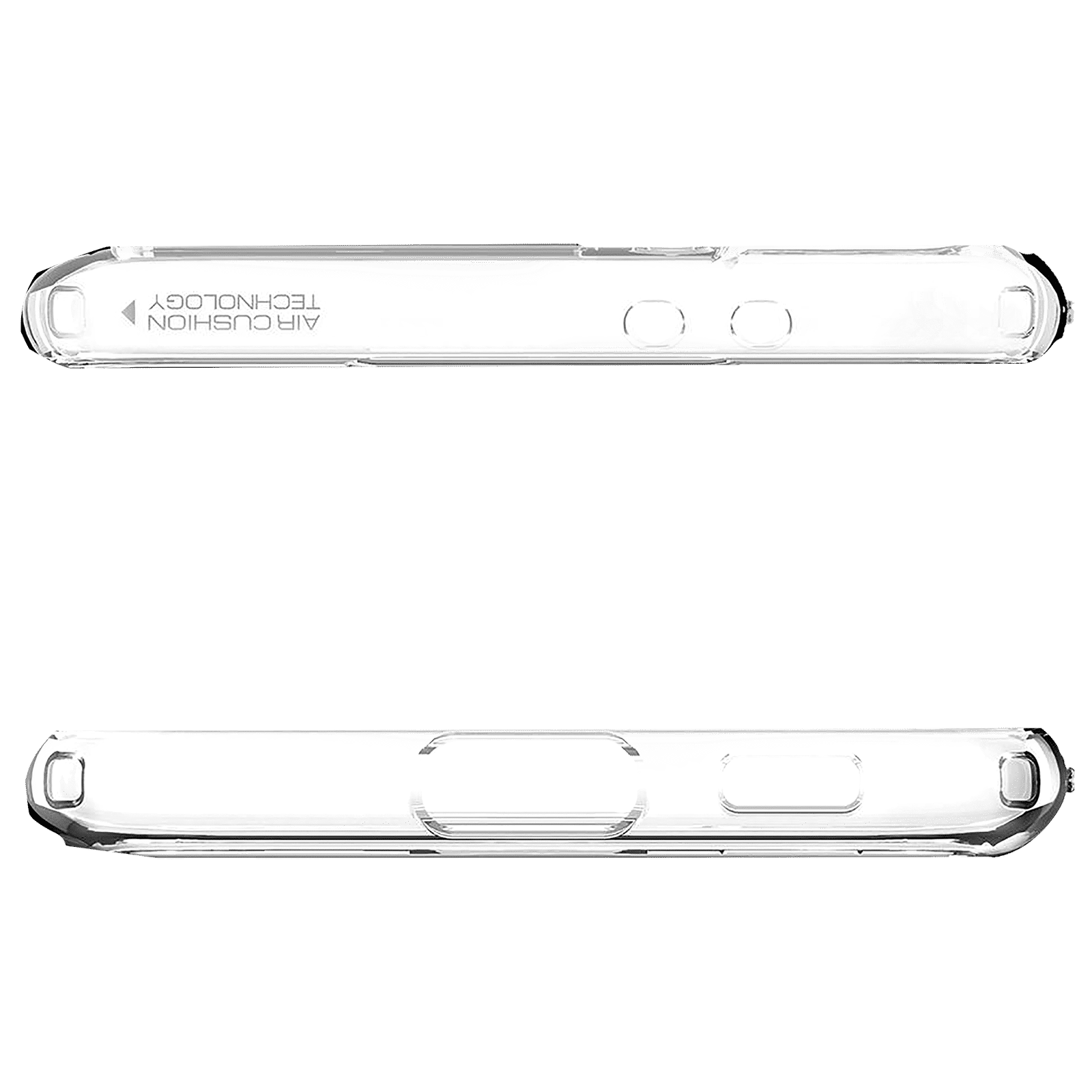 spigen Thin Fit Polycarbonate & TPU Back Cover for SAMSUNG Galaxy S21 Plus (Air Cushion Technology, Crystal Clear)_7