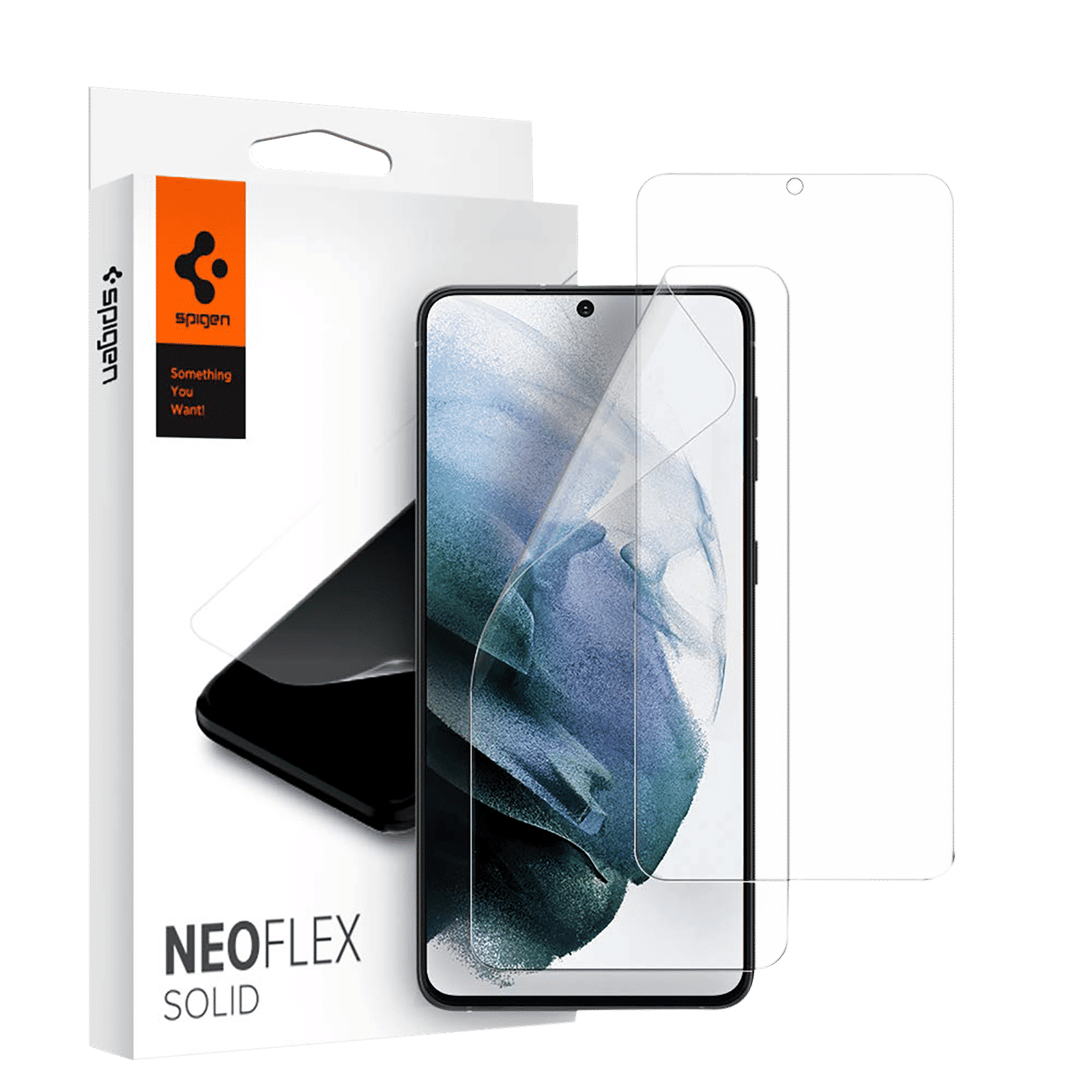 spigen Neo Flex Solid Screen Protector for SAMSUNG Galaxy S21 Plus (Undisturbed Touch Response)_1