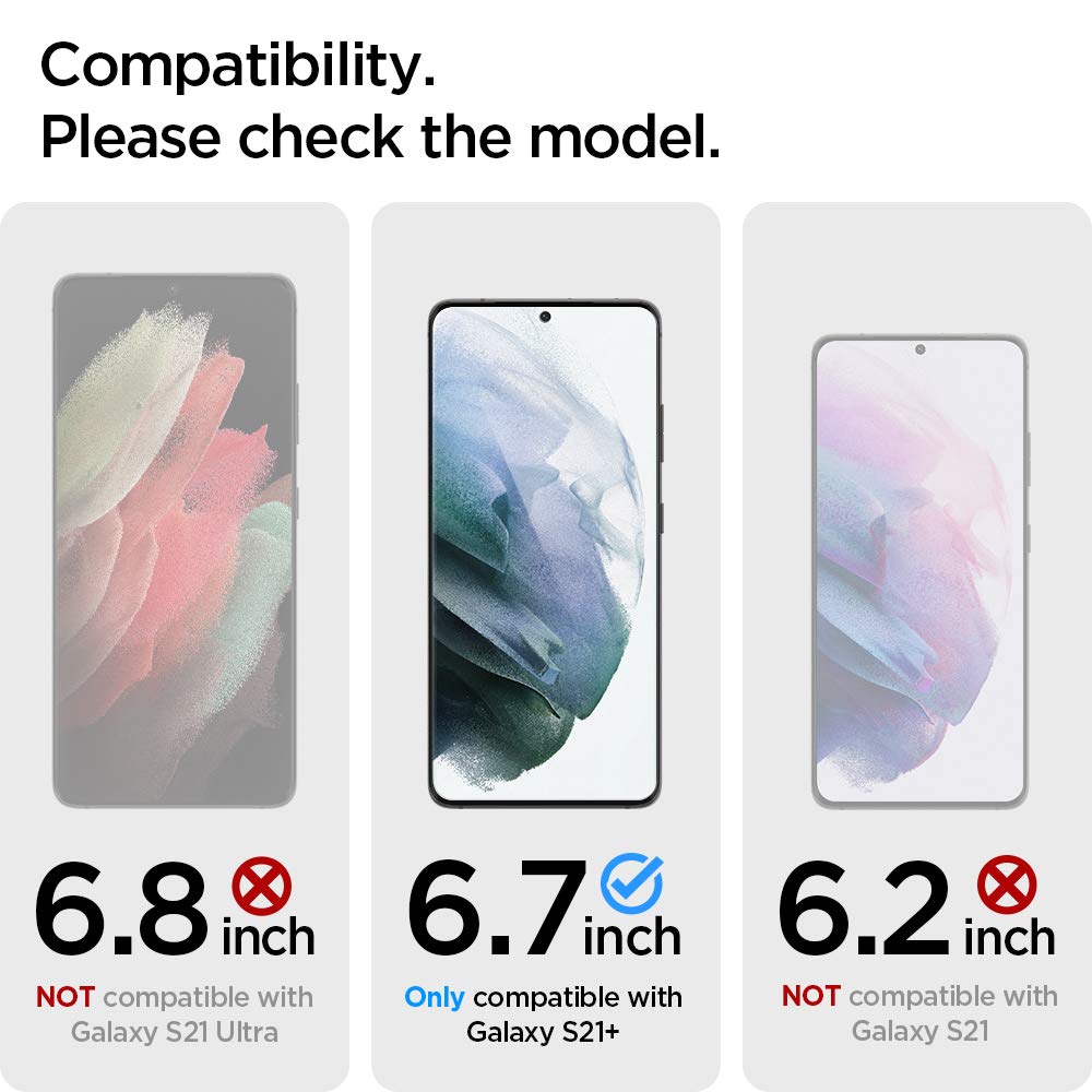 spigen Neo Flex Solid Screen Protector for SAMSUNG Galaxy S21 Plus (Undisturbed Touch Response)_2