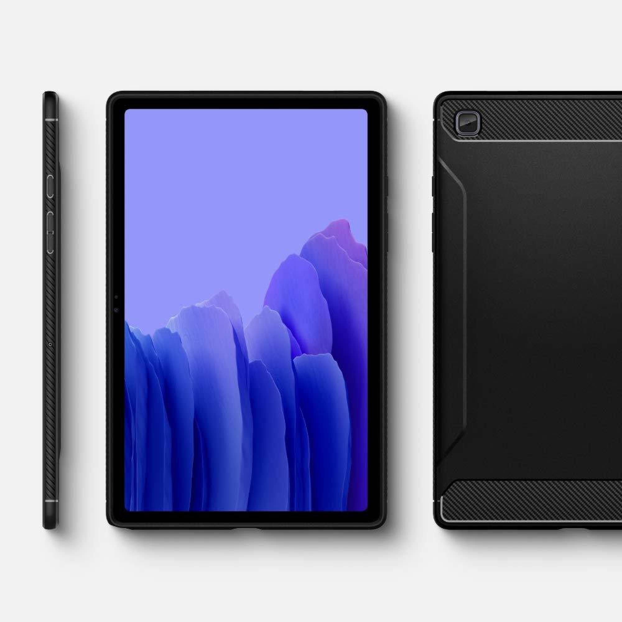 spigen Tough Armor Pro Polycarbonate Back Cover for SAMSUNG Galaxy Tab A7 (Shock Absorbent, Gunmetal)_17