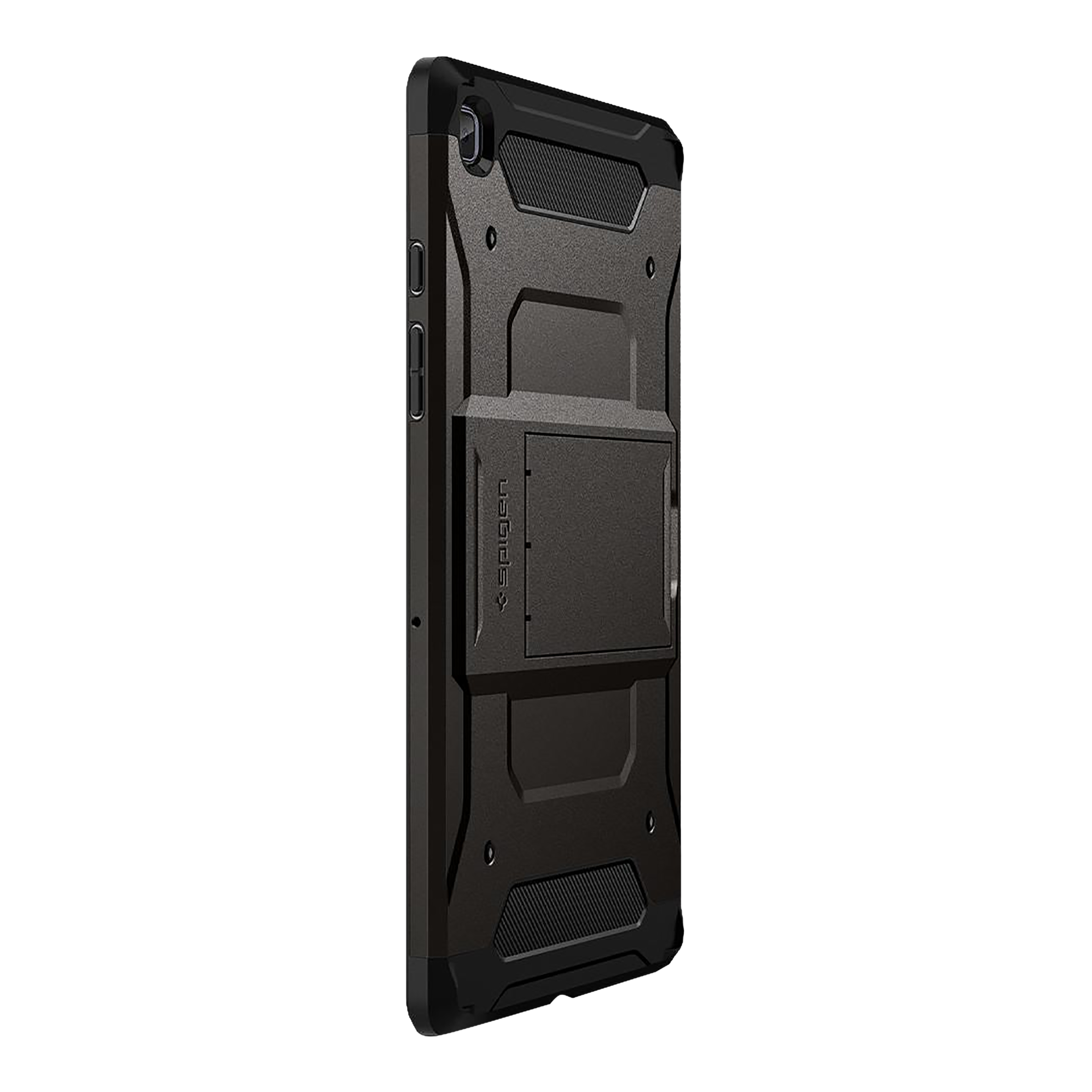 spigen Tough Armor Pro Polycarbonate Back Cover for SAMSUNG Galaxy Tab A7 (Shock Absorbent, Gunmetal)_19