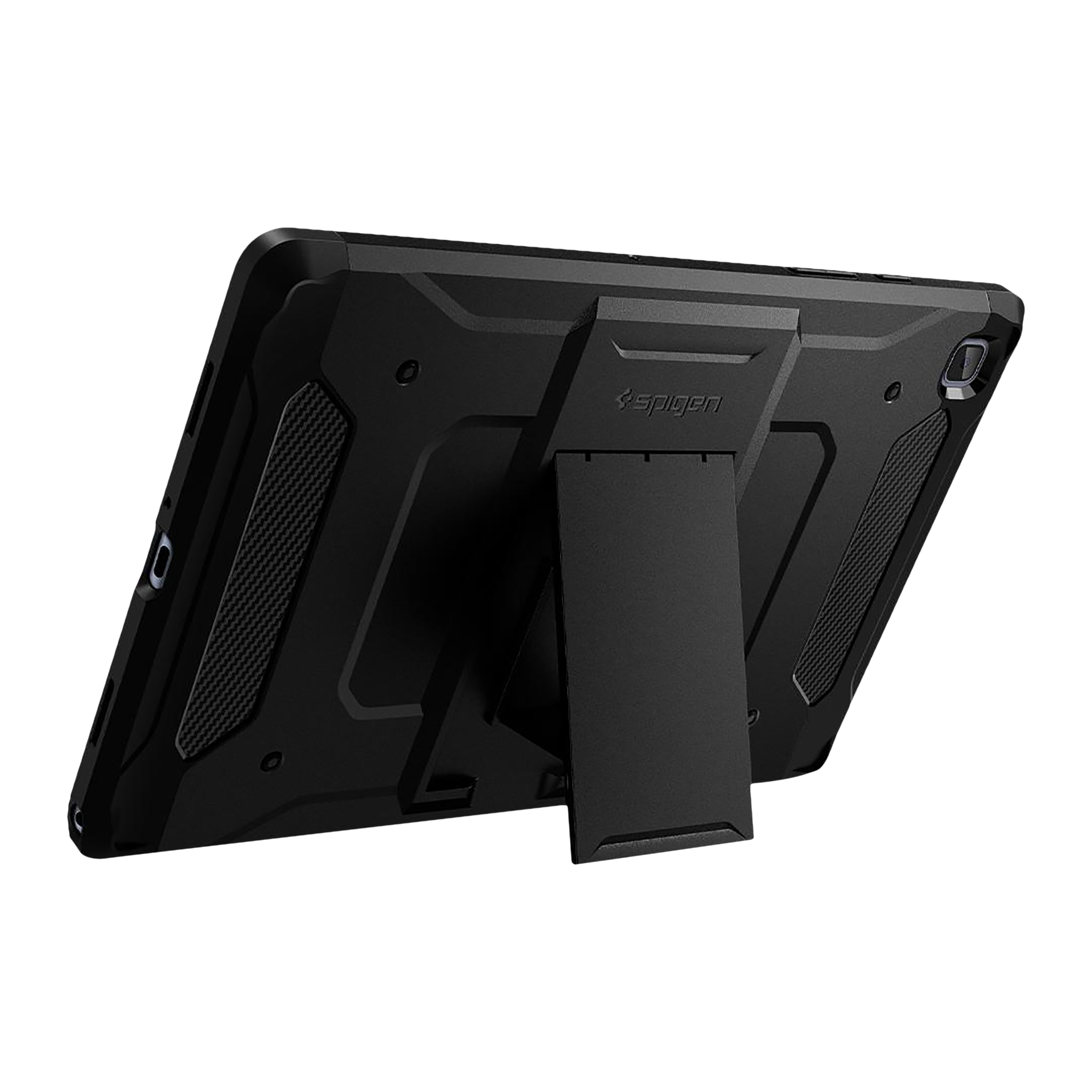 spigen Tough Armor Pro TPU & Polycarbonate Back Cover for SAMSUNG Galaxy Tab A7 (Shock Absorbent, Black)_6