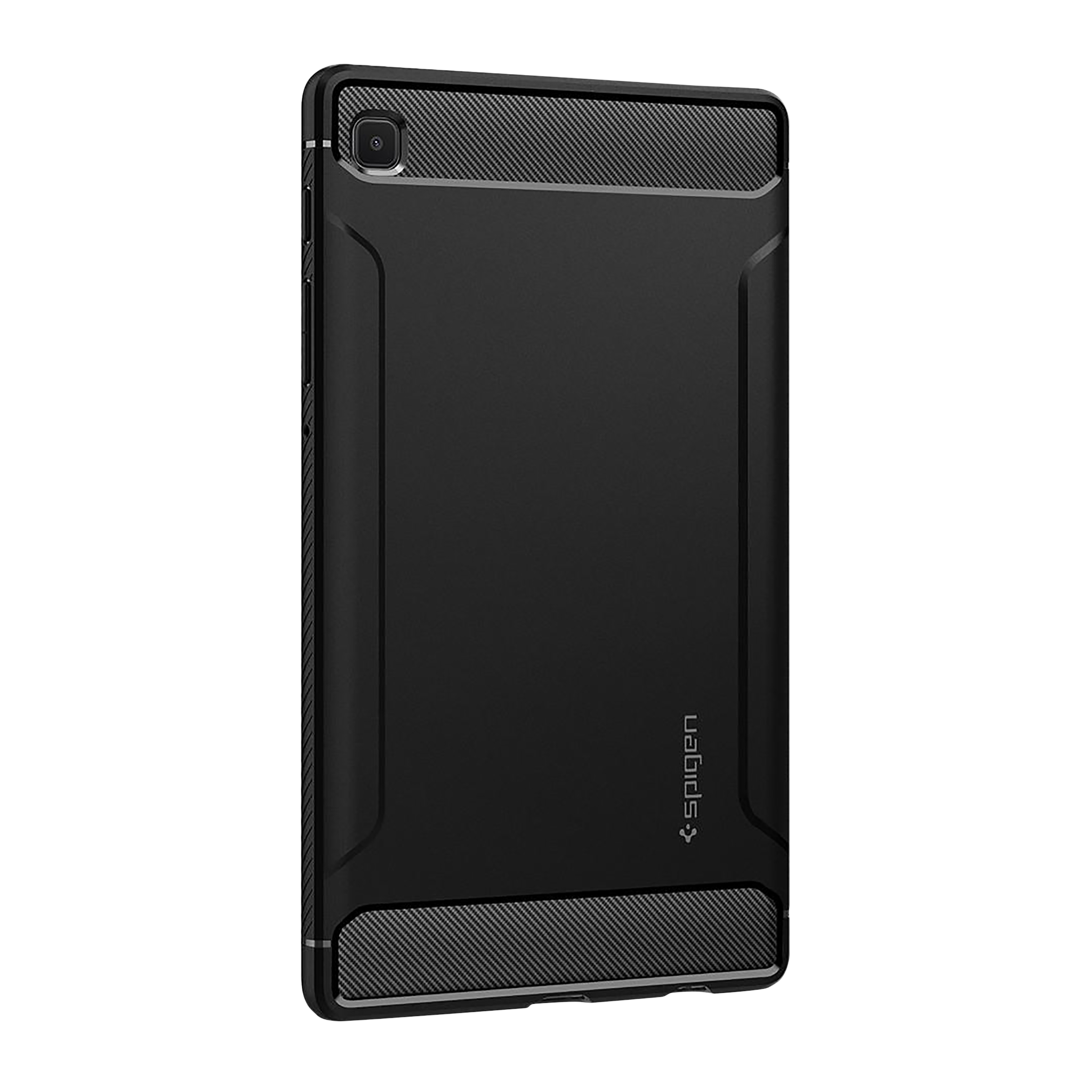 spigen Rugged Armor TPU Back Cover for SAMSUNG Galaxy Tab A7 Lite (Wireless Charging Compatible, Matte Black)_13