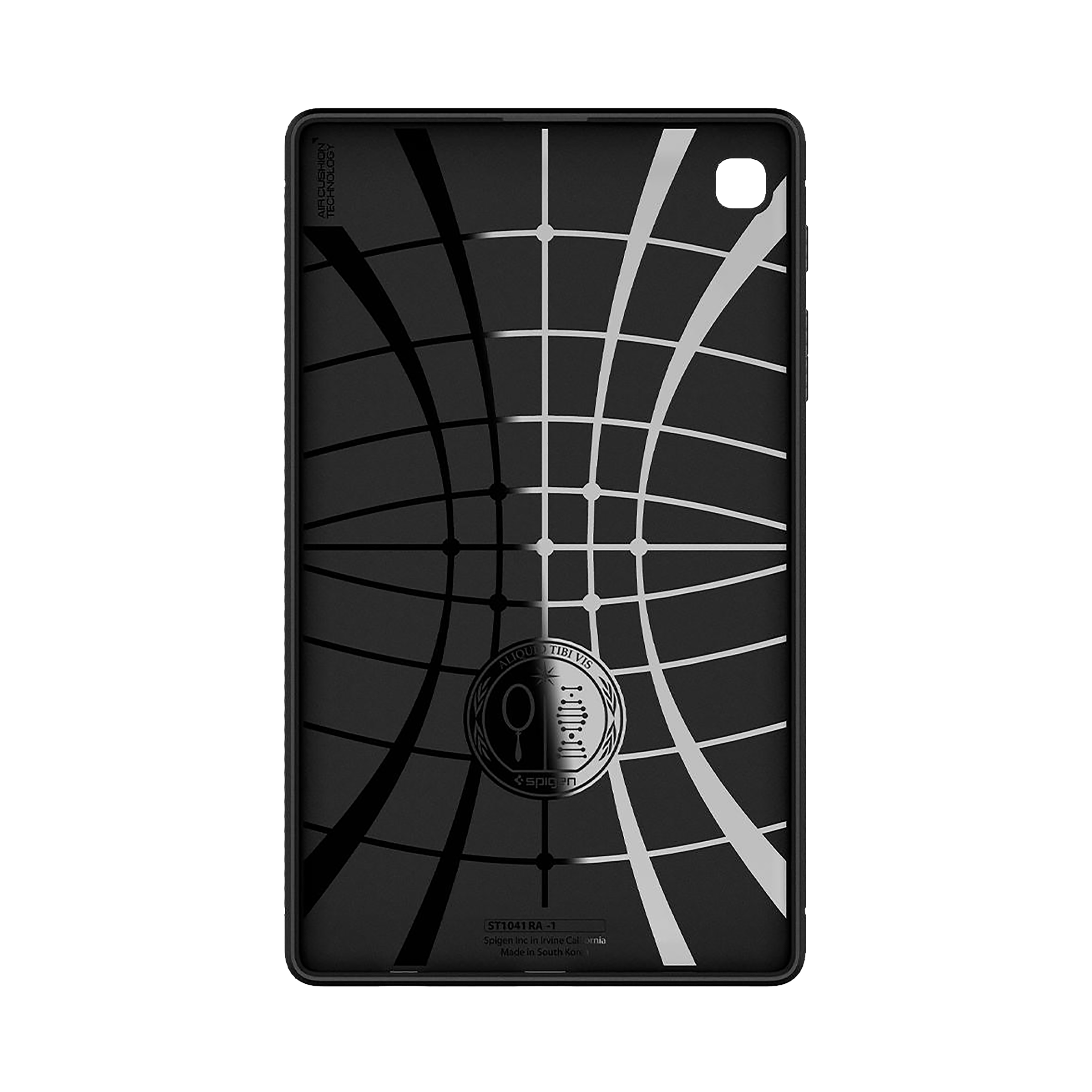 spigen Rugged Armor TPU Back Cover for SAMSUNG Galaxy Tab A7 Lite (Wireless Charging Compatible, Matte Black)_5