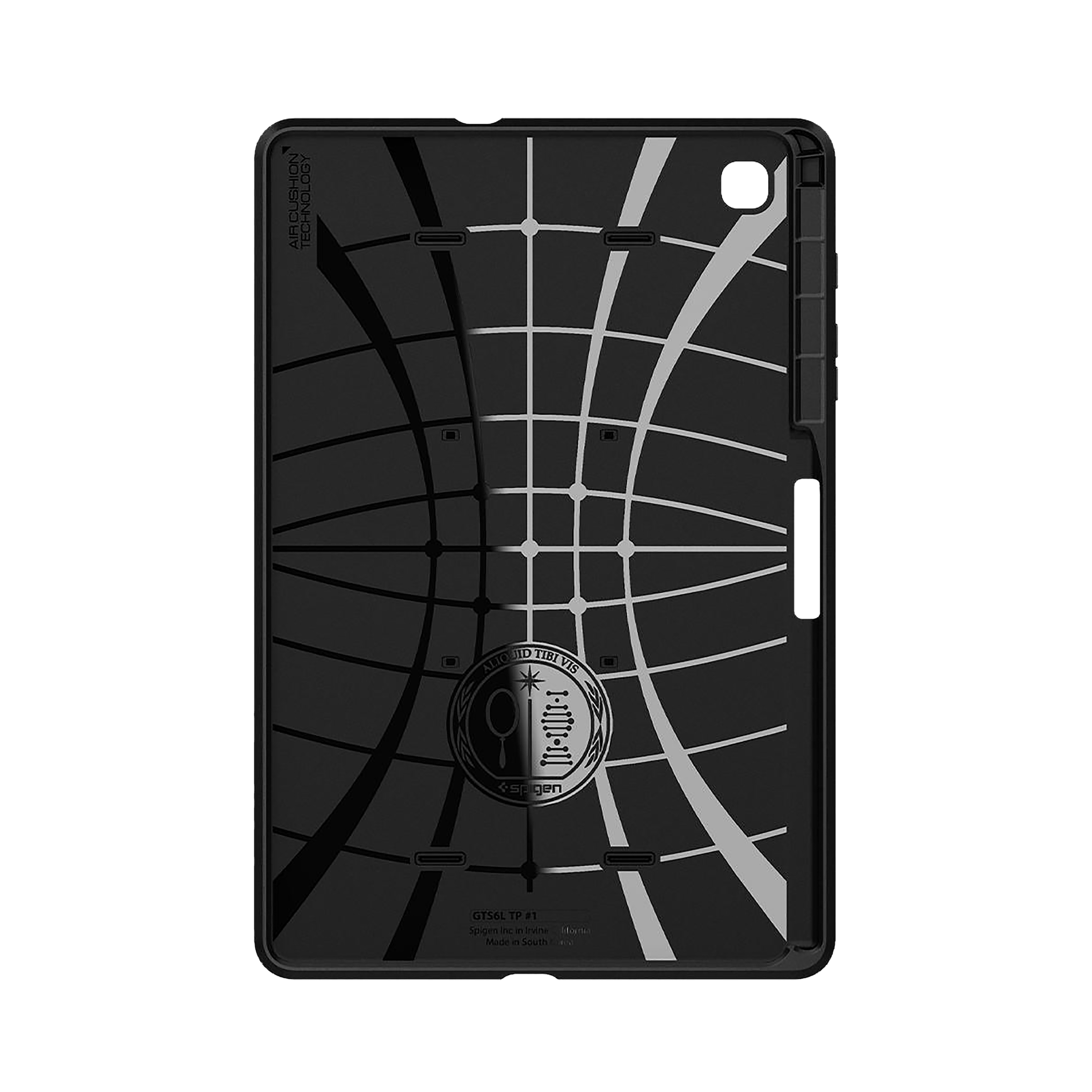spigen Tough Armor Pro TPU & Polycarbonate Back Cover for SAMSUNG Galaxy Tab S6 Lite (Support S Pen Holder, Black)_5