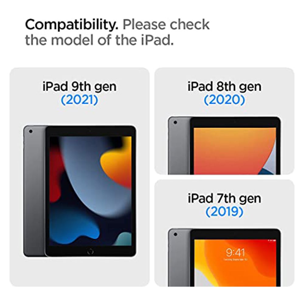 spigen Tough Armor TECH Polycarbonate Back Cover for Apple iPad 10.2 Inch (Shock Absorption, Gunmetal)_8