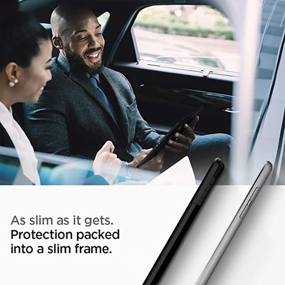 spigen Tough Armor Hard Polycarbonate Back Cover for Apple iPad 10.2 Inch (2021/2020/2019) (Dual Layered Back Protection, Black)_7