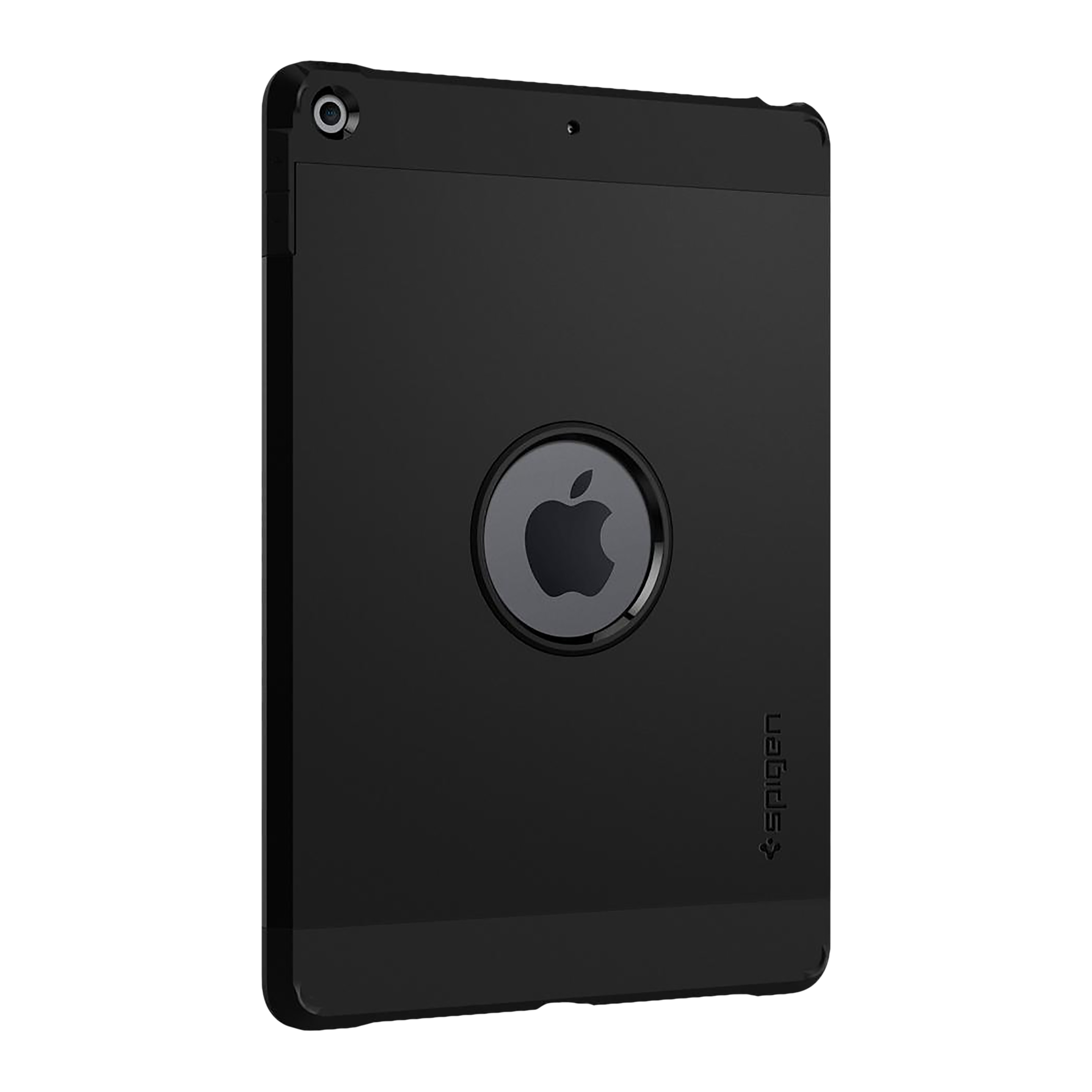 spigen Tough Armor Hard Polycarbonate Back Cover for Apple iPad 10.2 Inch (2021/2020/2019) (Dual Layered Back Protection, Black)_8