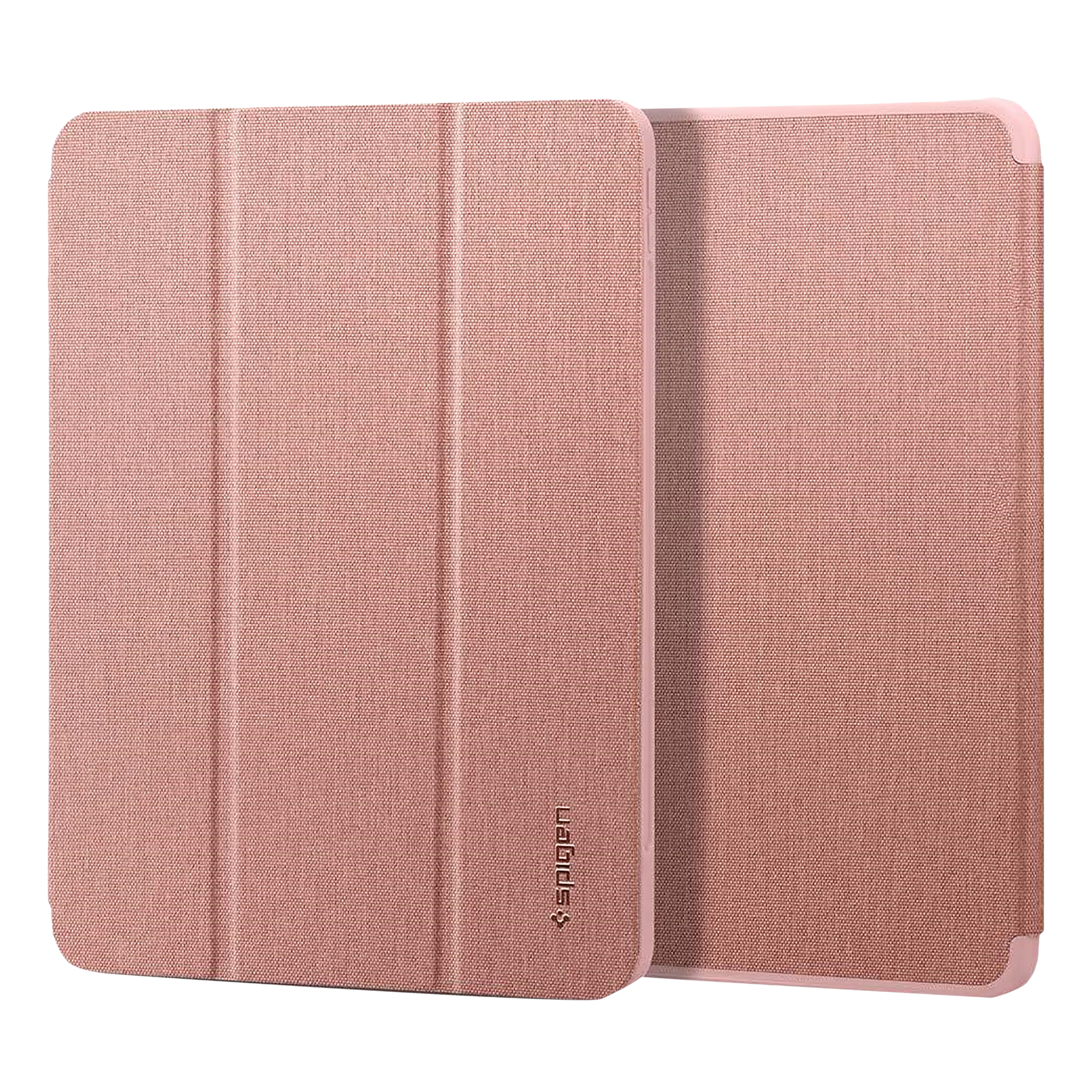 spigen Urban Fit Nylon Flip Cover for Apple iPad Air 10.9 Inch (Pencil Holder, Rose Gold) spigen Urban Fit Nylon Flip Cover for Apple iPad Air 10.9 Inch (Pencil Holder, Rose Gold)_1