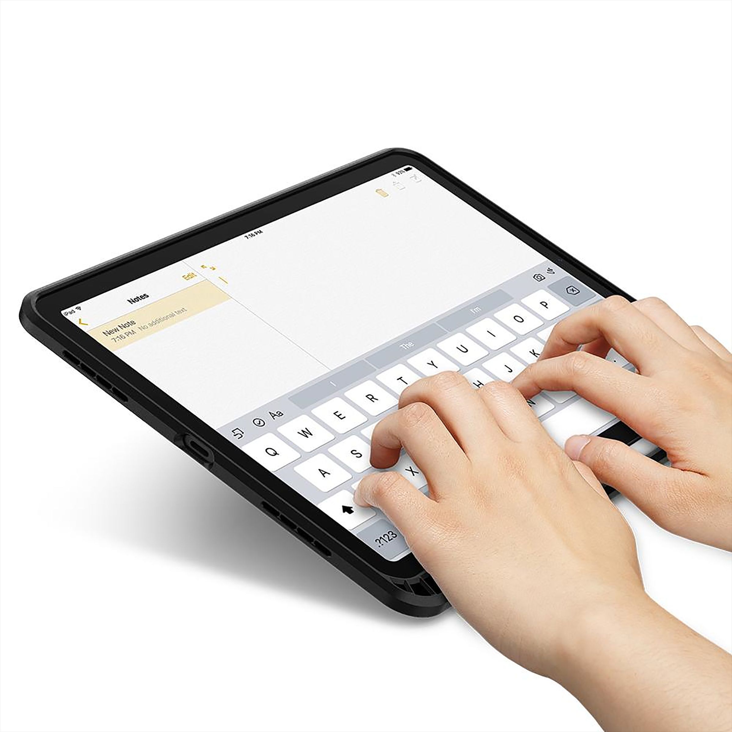 spigen Tough Armor Pro Polycarbonate Back Cover for Apple iPad Air 10.9 Inch (Raised Edges, Military Green)_14