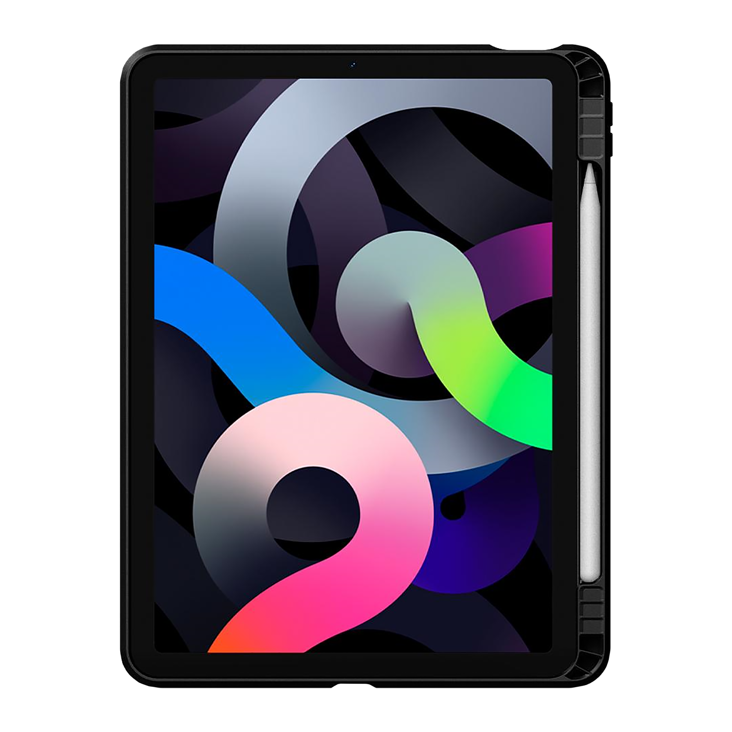 spigen Tough Armor Pro Polycarbonate Back Cover for Apple iPad Air 10.9 Inch (Raised Edges, Military Green)_18