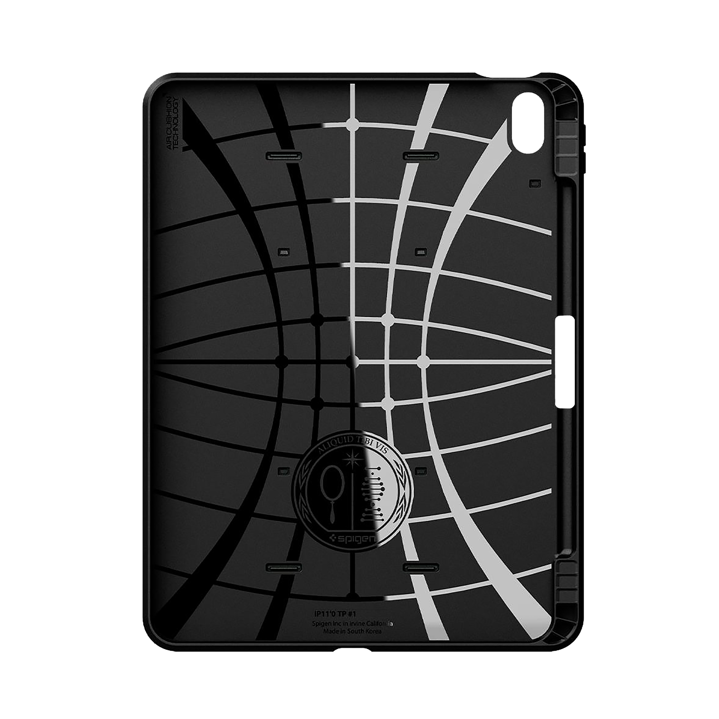 spigen Tough Armor Pro Polycarbonate Back Cover for Apple iPad Air 10.9 Inch (Raised Edges, Military Green)_5