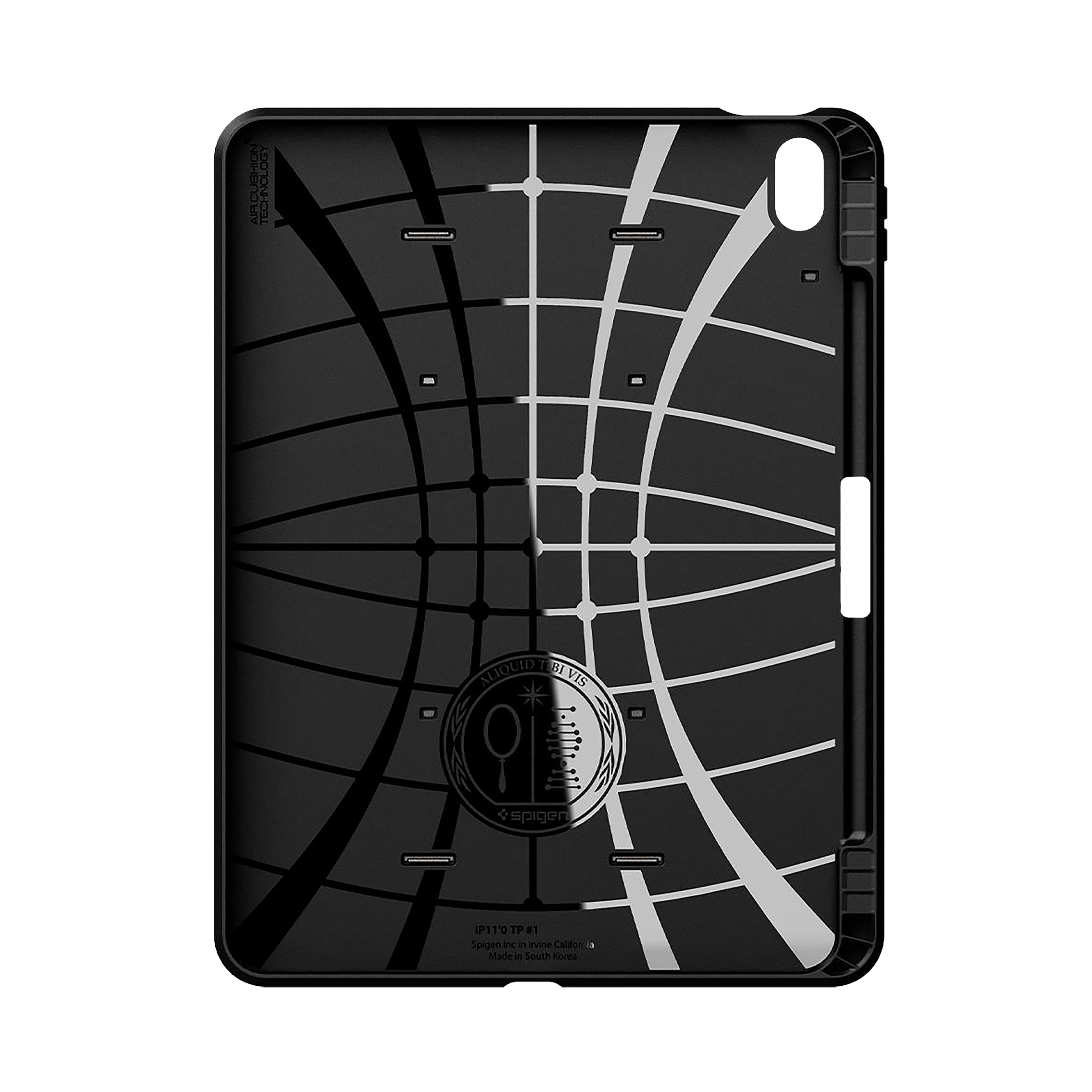 spigen Tough Armor Pro Polycarbonate Back Cover for Apple iPad Air 10.9 Inch (Raised Edges, Gunmetal)_5