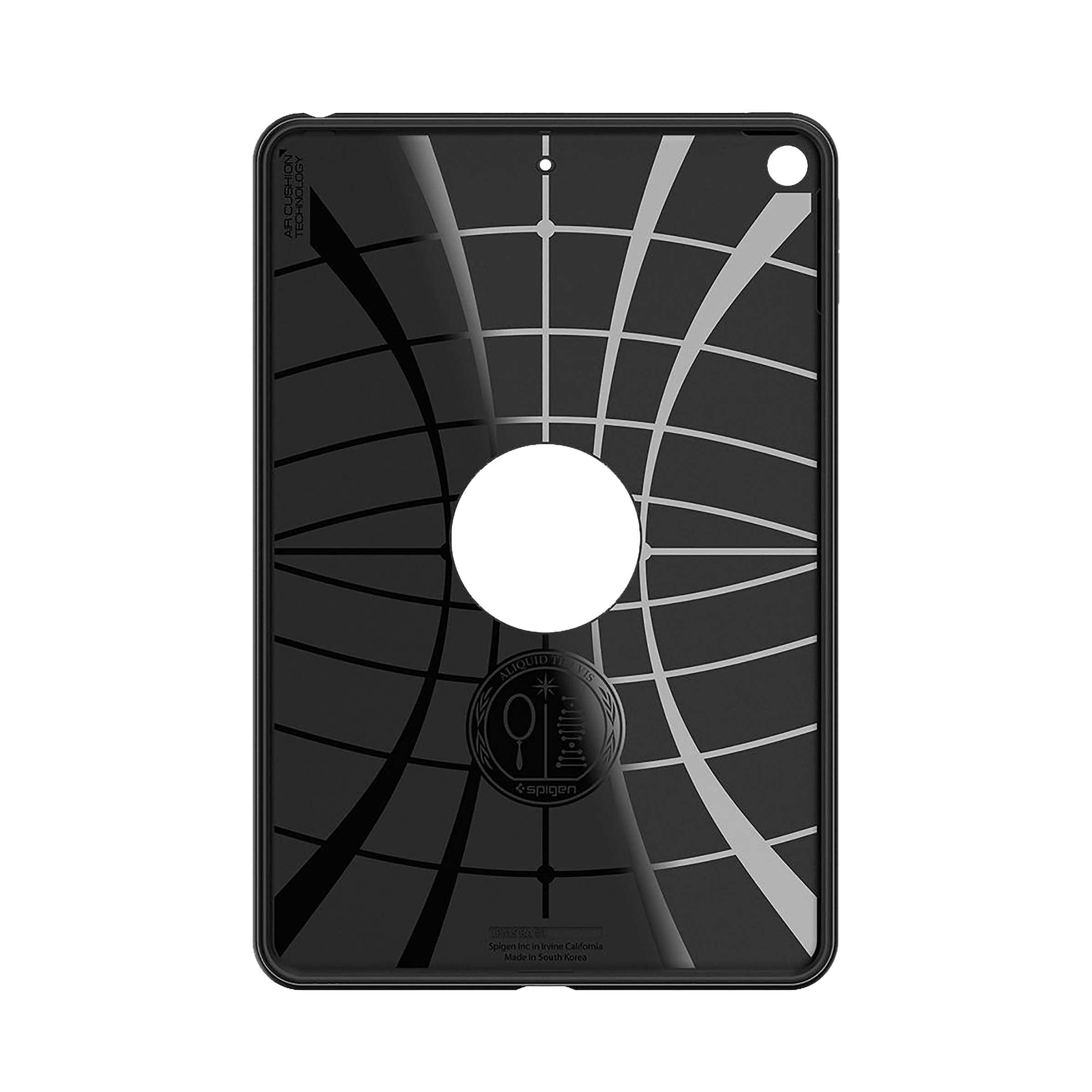 spigen Rugged Armor TPU Back Case for Apple iPad Mini 5 (Air Cushion Technology, Black)_5