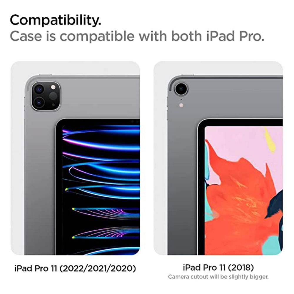 spigen Urban Fit Nylon Flip Cover for Apple iPad Pro 11 Inch (Pencil Holder, Black)_12