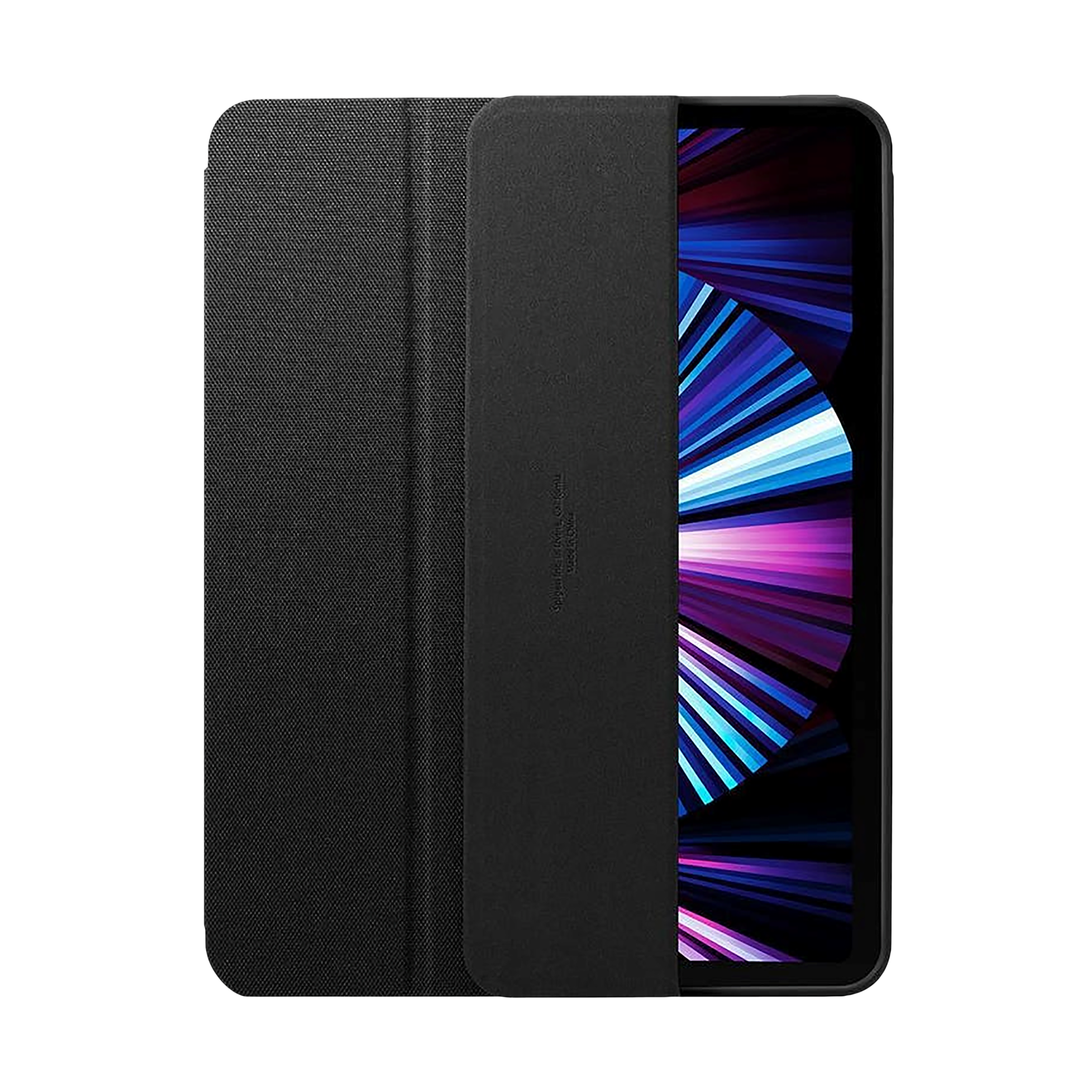 spigen Urban Fit Nylon Flip Cover for Apple iPad Pro 11 Inch (Pencil Holder, Black)_13