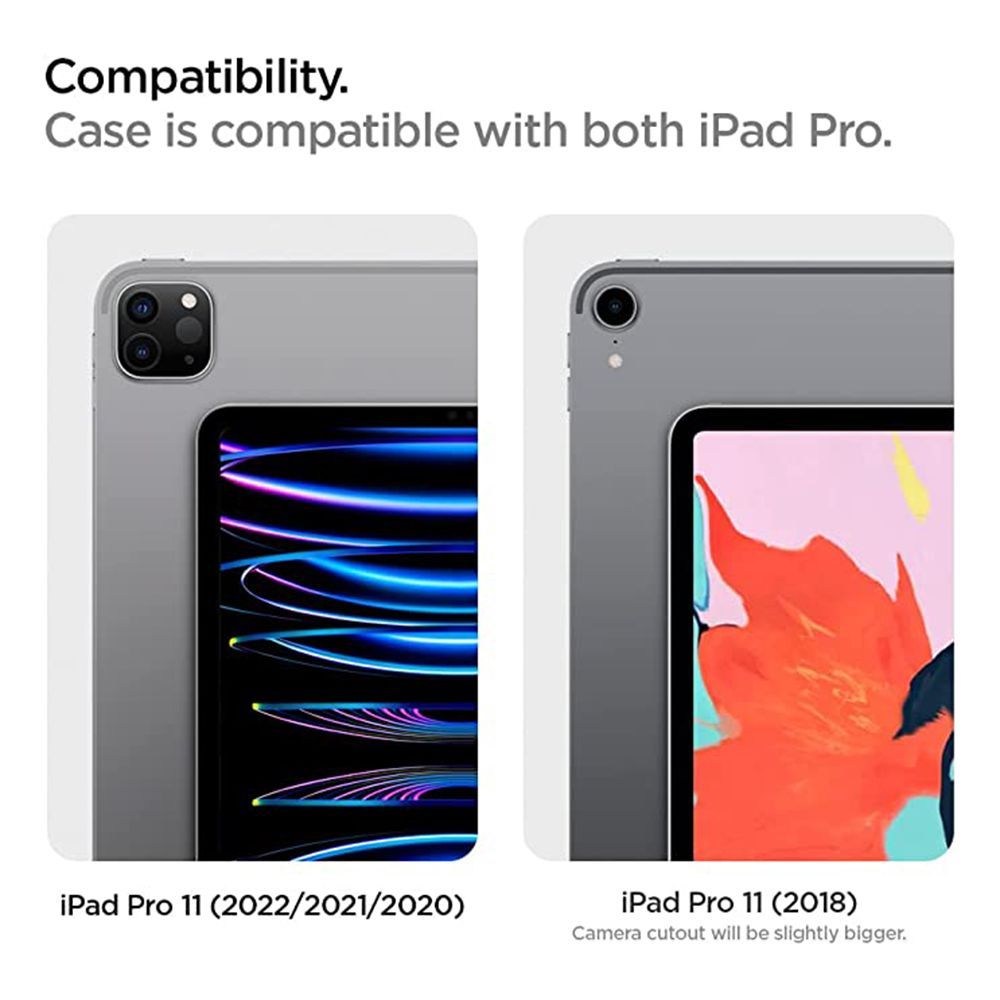 spigen Urban Fit Nylon Flip Cover for Apple iPad Pro 11 Inch (Pencil Holder, Rose Gold)_13