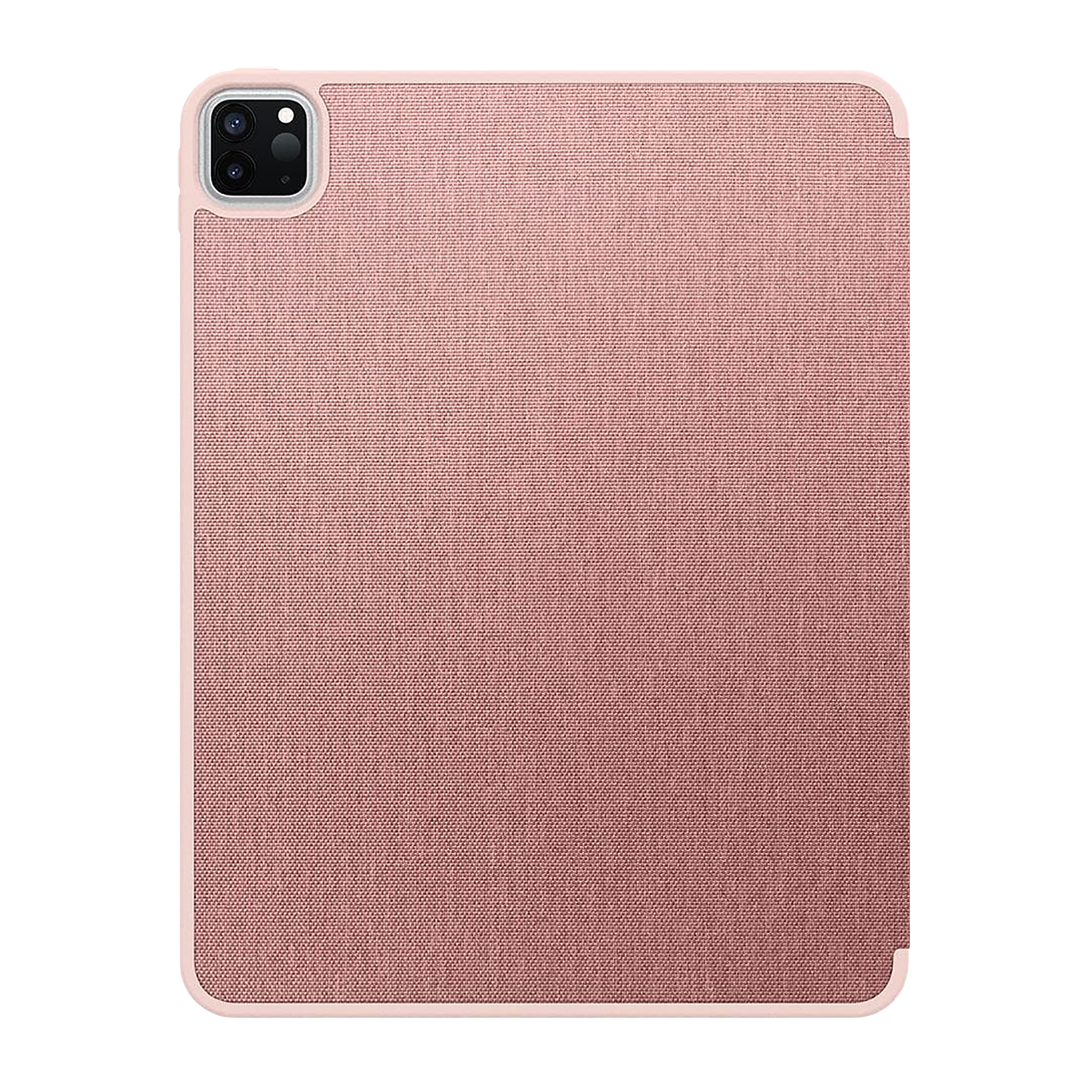 spigen Urban Fit Nylon Flip Cover for Apple iPad Pro 11 Inch (Pencil Holder, Rose Gold)_3