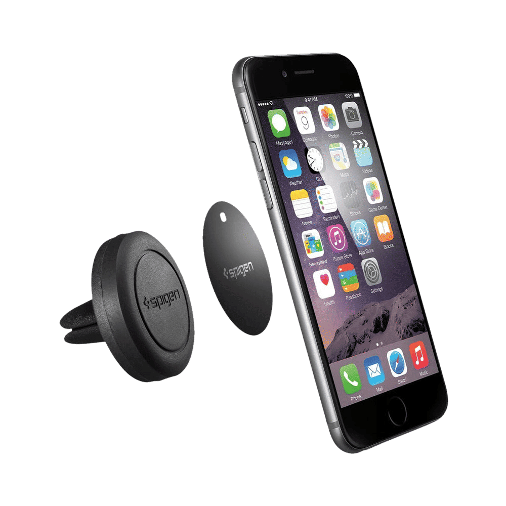 spigen Dashboard Mobile Holder (Magnetic Holder, SGP11583, Black)_4