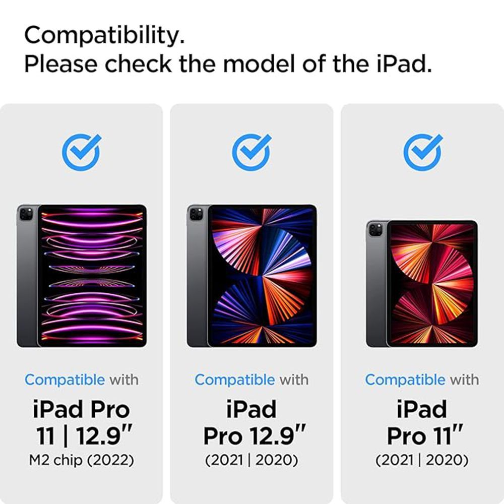 spigen Camera Lens Protector For iPad Pro 11/12 (Extra Scratch Protection, AGL01110, Black)_5