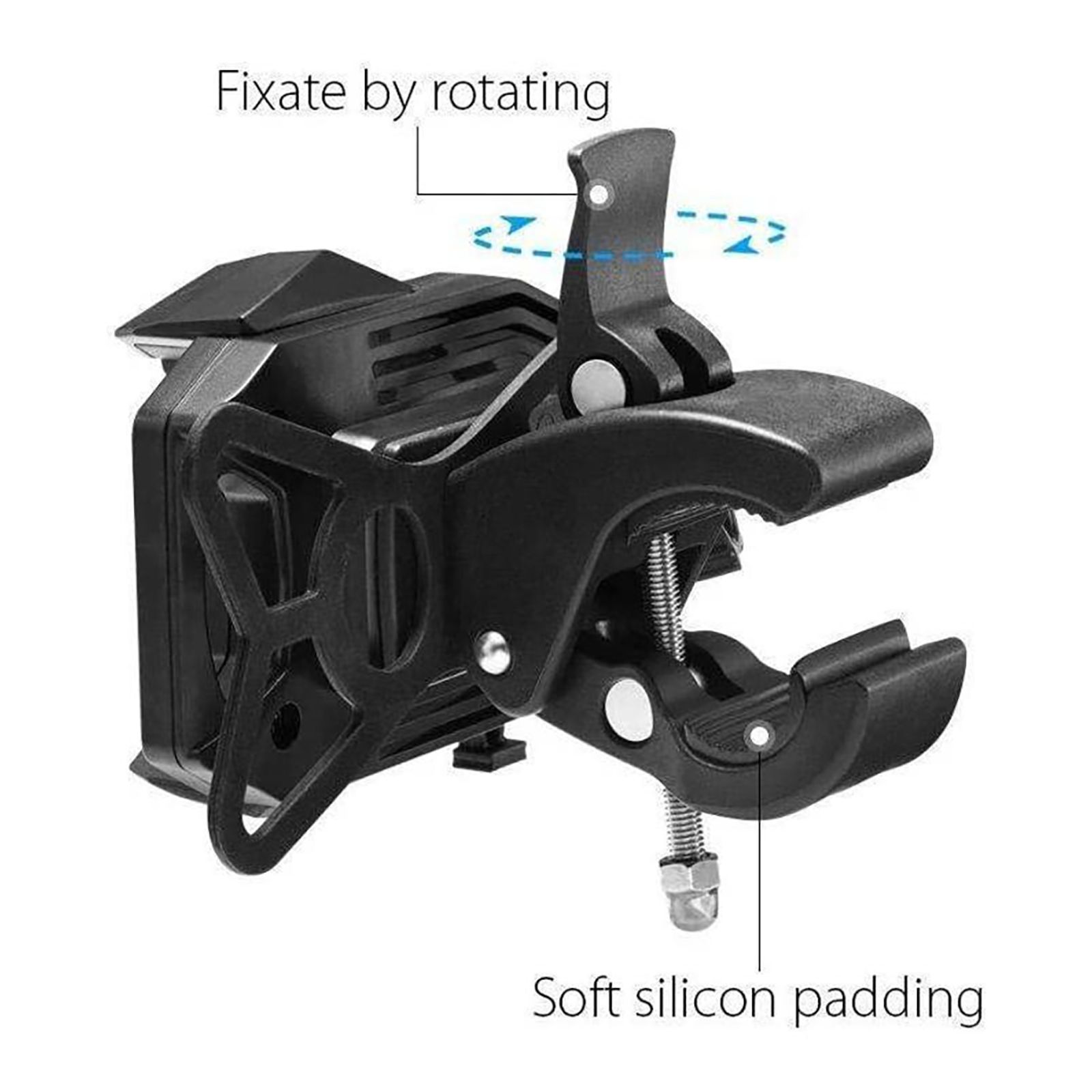 spigen Velo A251 Bike Mount Mobile Holder (Rubber Clips, 000CD20875, Black) spigen Velo A251 Bike Mount Mobile Holder (Rubber Clips, 000CD20875, Black)_6