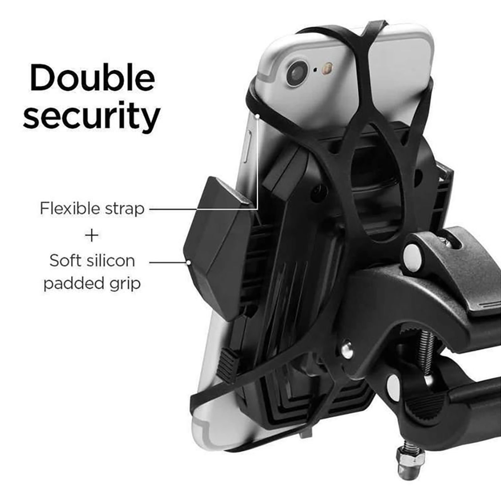 spigen Velo A251 Bike Mount Mobile Holder (Rubber Clips, 000CD20875, Black) spigen Velo A251 Bike Mount Mobile Holder (Rubber Clips, 000CD20875, Black)_7